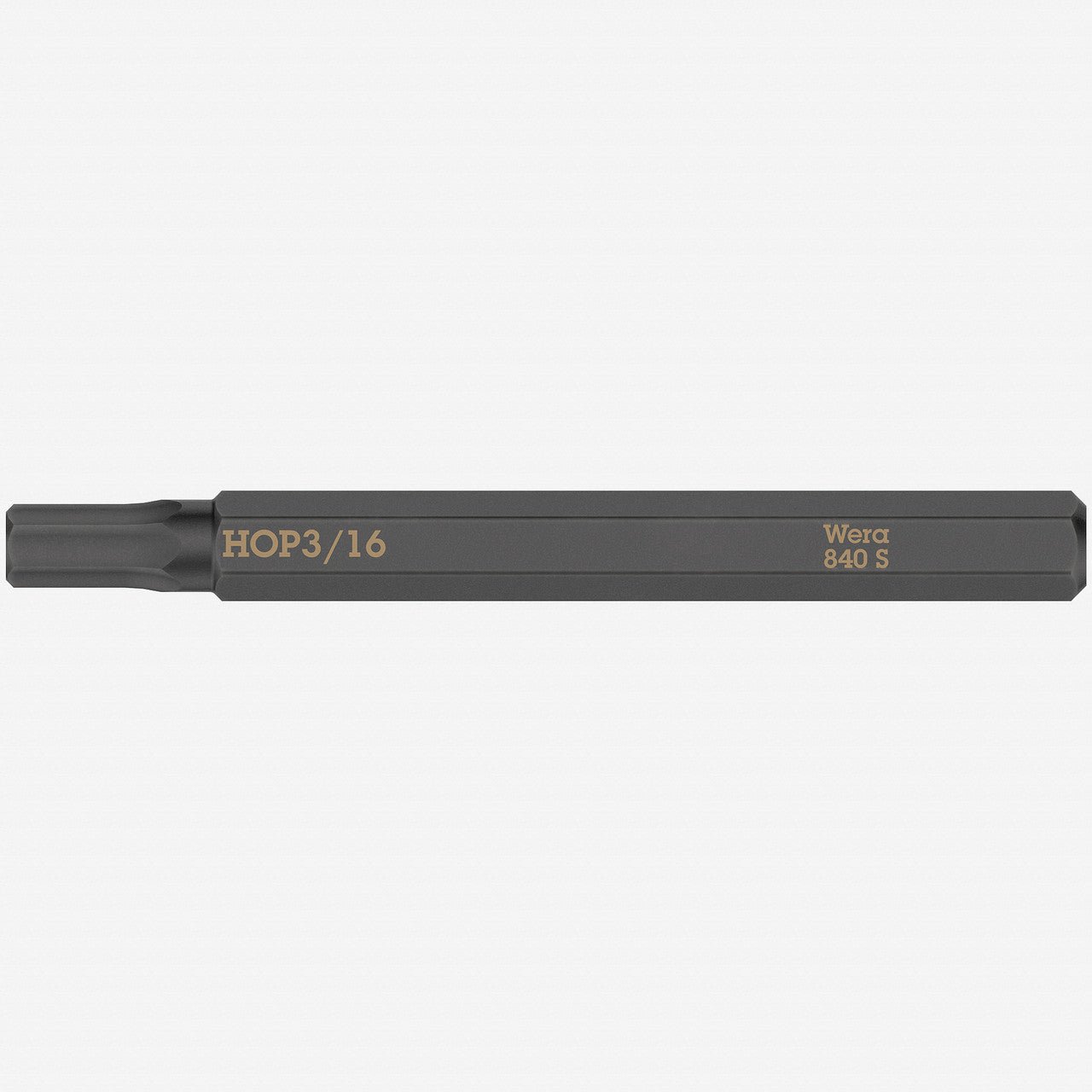 Wera 018156 Hex - Plus 840 S Bit for Impact Screwdriver, 3/16" x 70mm - WR018156 - KC Tool