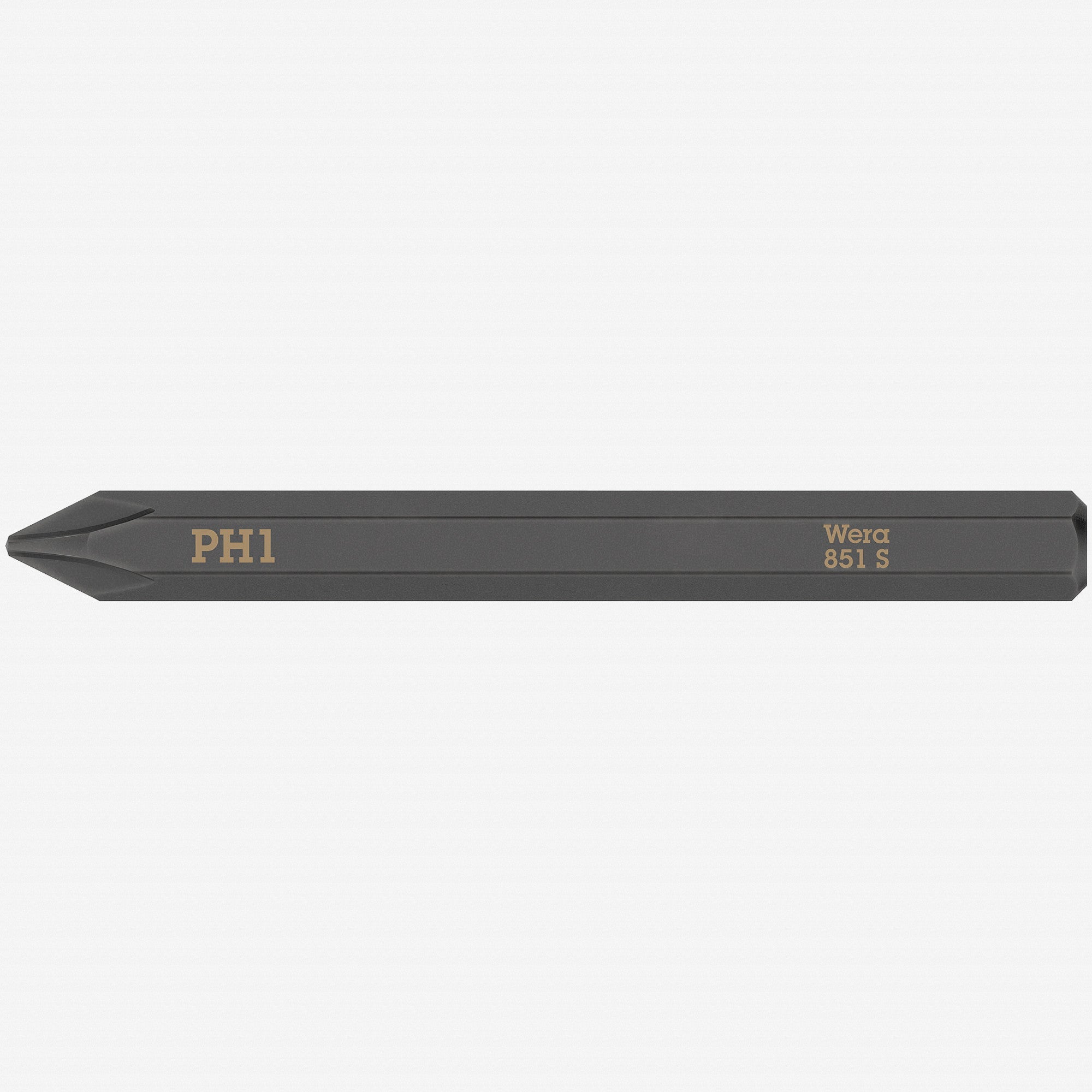 Wera 018160 Phillips 851 S Bit for Impact Screwdriver, 1 x 70mm - WR018160 - KC Tool