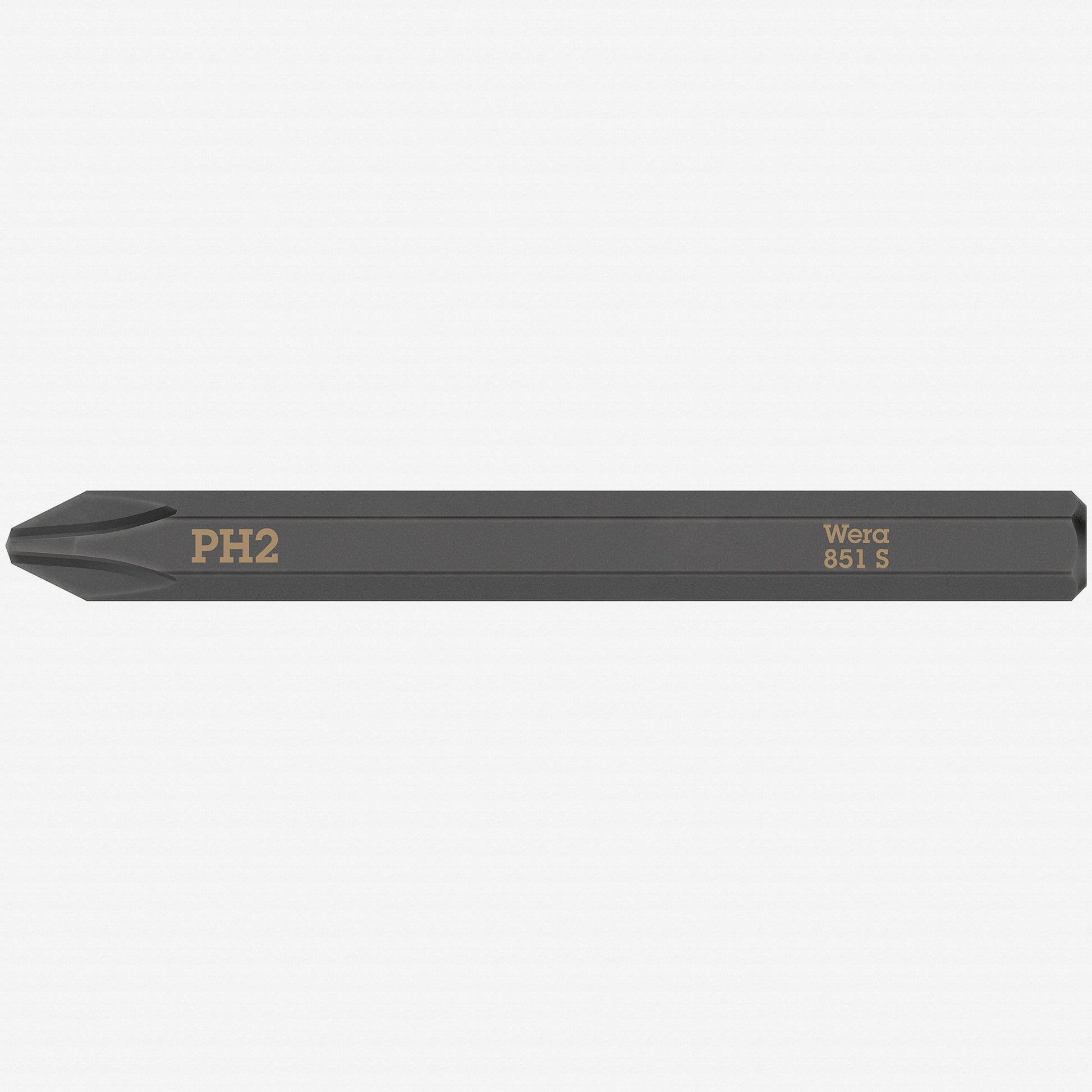 Wera 018161 Phillips 851 S Bit for Impact Screwdriver, 2 x 70mm - WR018161 - KC Tool