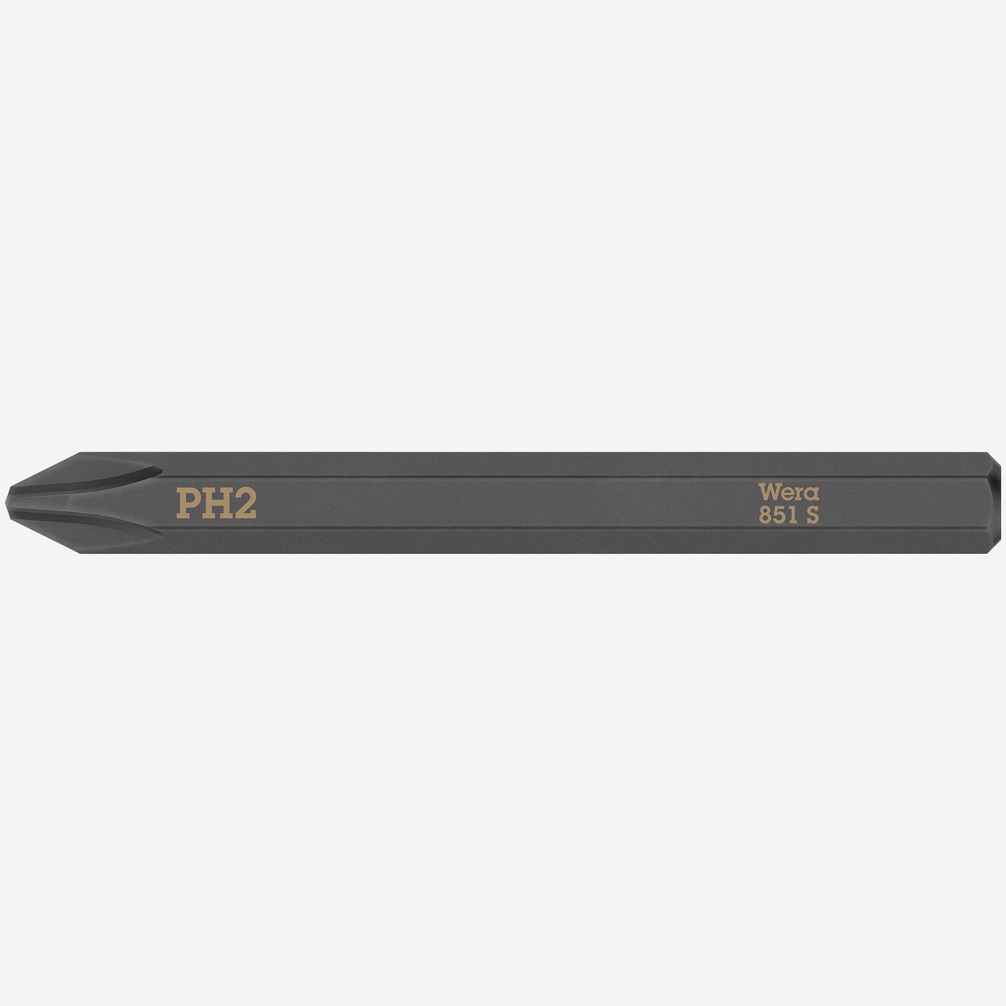 Wera 018161 Phillips 851 S Bit for Impact Screwdriver, 2 x 70mm - WR018161 - KC Tool