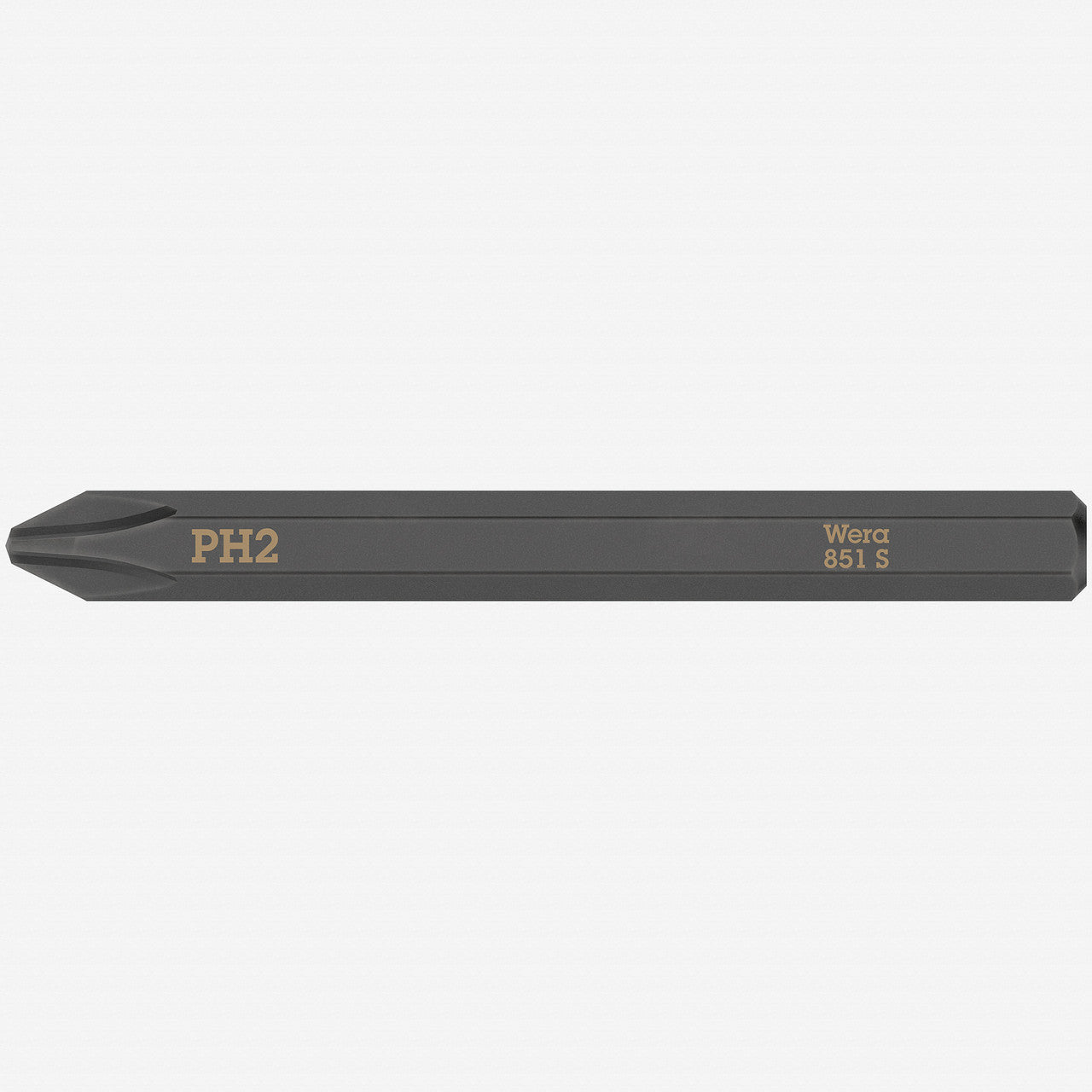 Wera 018161 Phillips 851 S Bit for Impact Screwdriver, 2 x 70mm - WR018161 - KC Tool