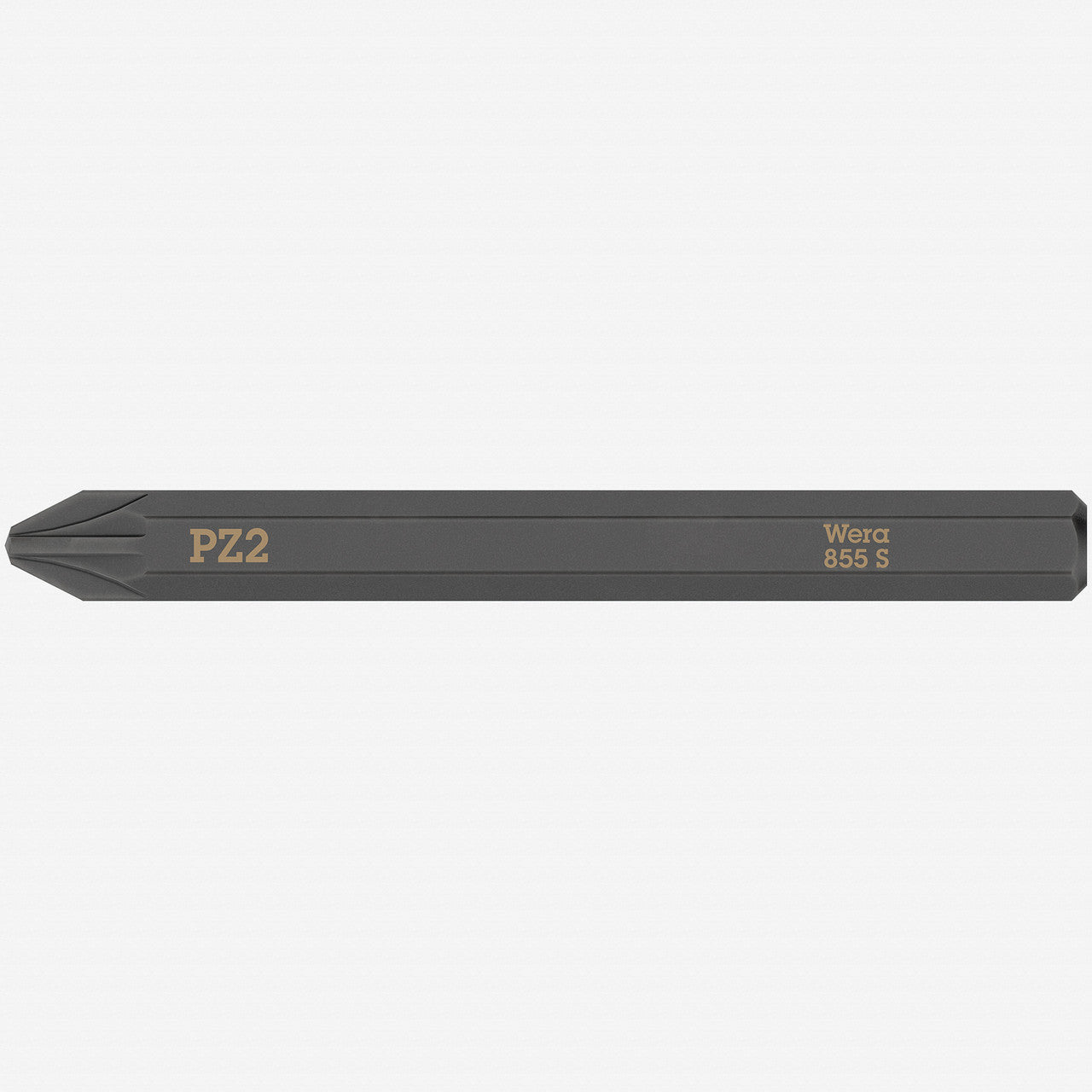 Wera 018164 Pozidriv 855 S Bit for Impact Screwdriver, 2 x 70mm - WR018164 - KC Tool