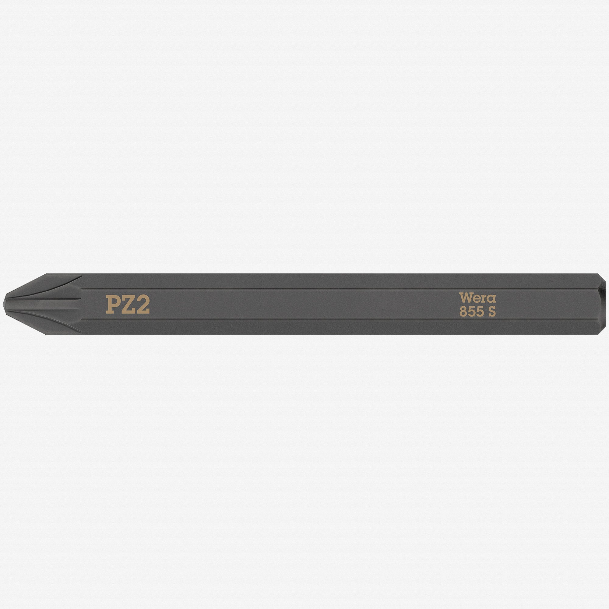 Wera 018164 Pozidriv 855 S Bit for Impact Screwdriver, 2 x 70mm - WR018164 - KC Tool