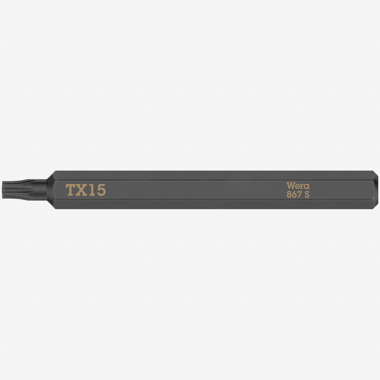 Wera 018166 Torx 867 S Bit for Impact Screwdriver, T15 x 70mm - WR018166 - KC Tool