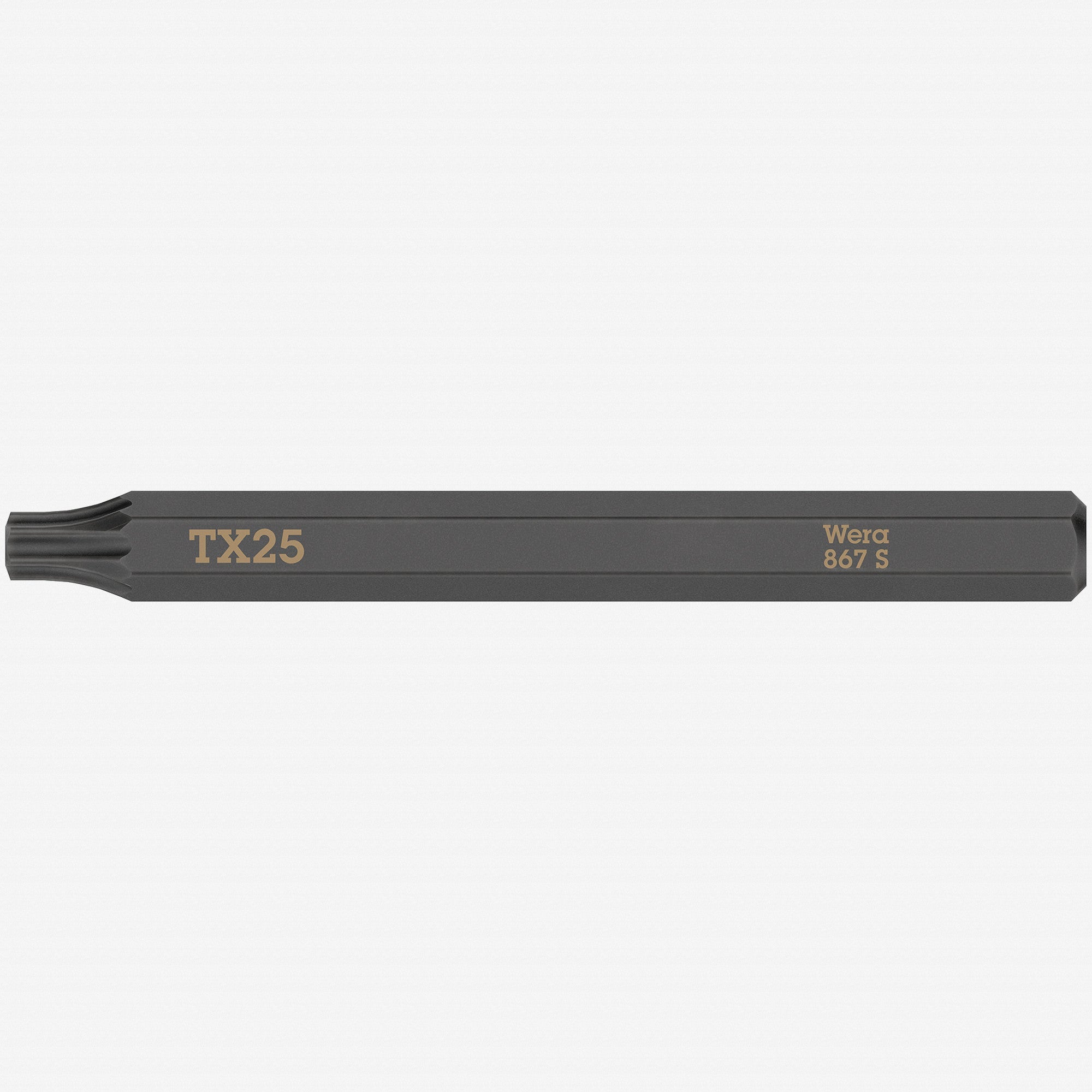 Wera 018168 TORX® 867 S Bit for Impact Screwdriver, T25 x 70mm - WR018168 - KC Tool