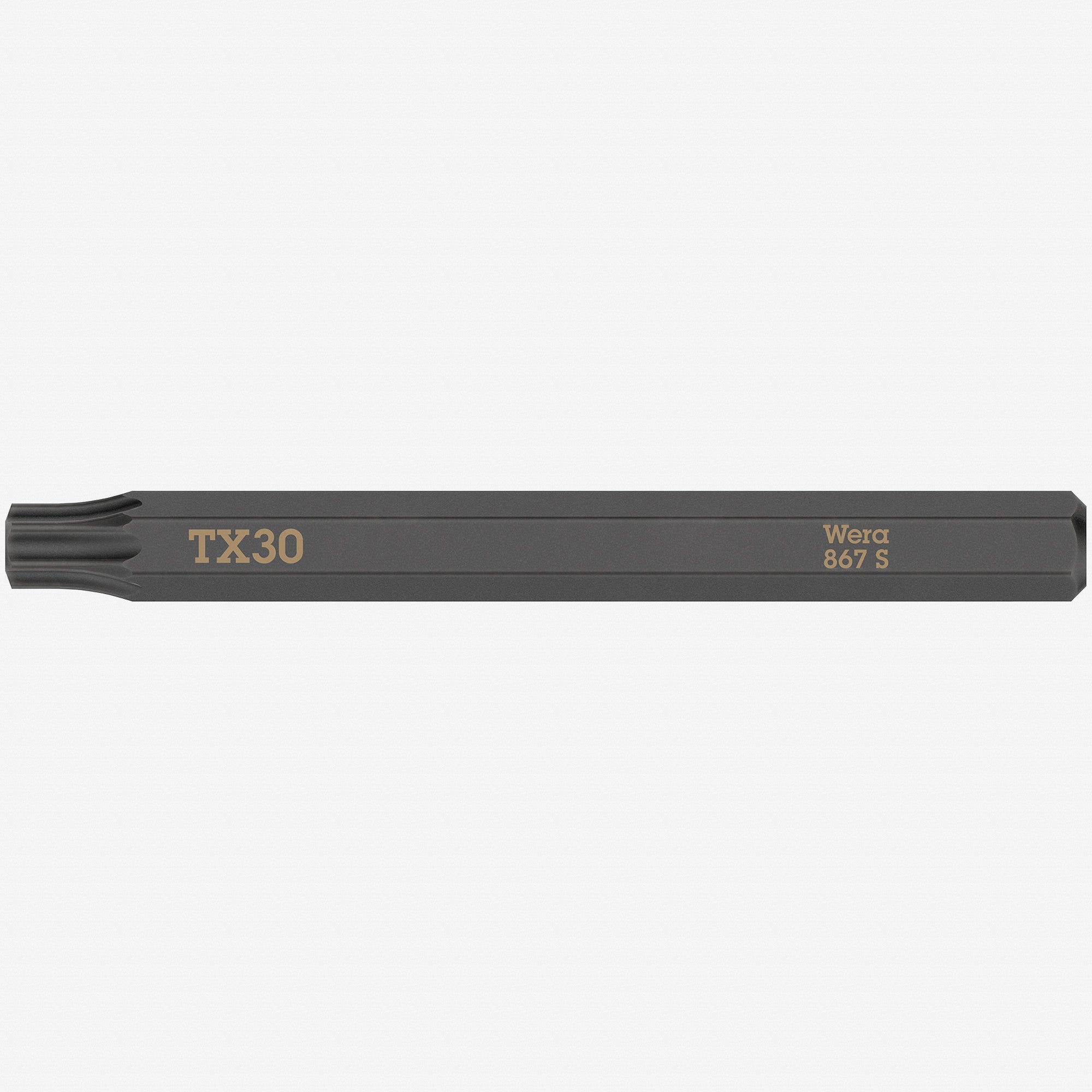 Wera 018169 TORX® 867 S Bit for Impact Screwdriver, T30 x 70mm - WR018169 - KC Tool