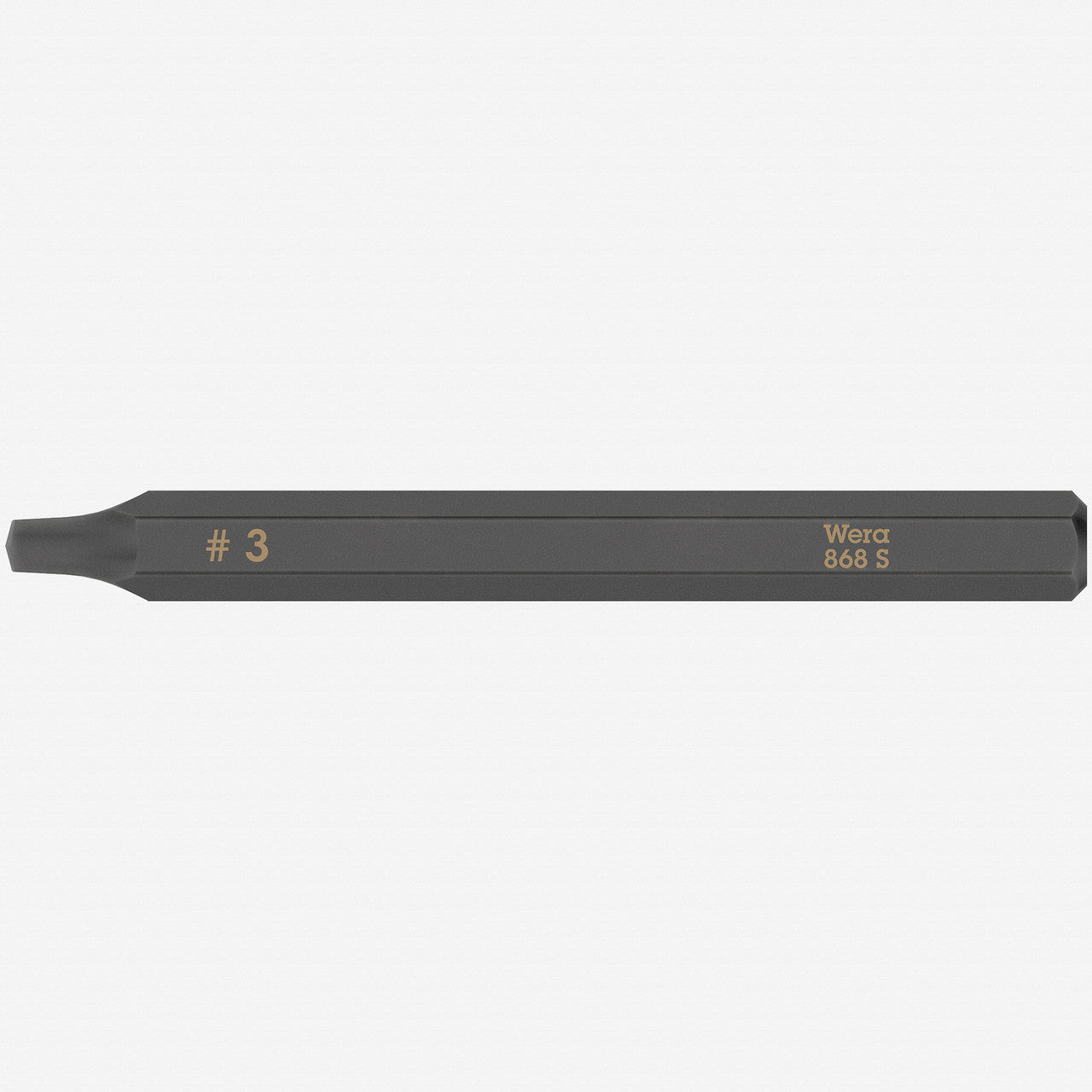 Wera 018173 Square 868 S Bit for Impact Screwdriver, 3 x 70mm - WR018173 - KC Tool