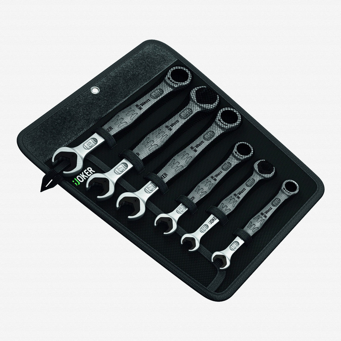 Wera 020022 Joker Ratcheting Combination / Double Open-Ended Wrench Set - 6 Piece - WR020022 - KC Tool