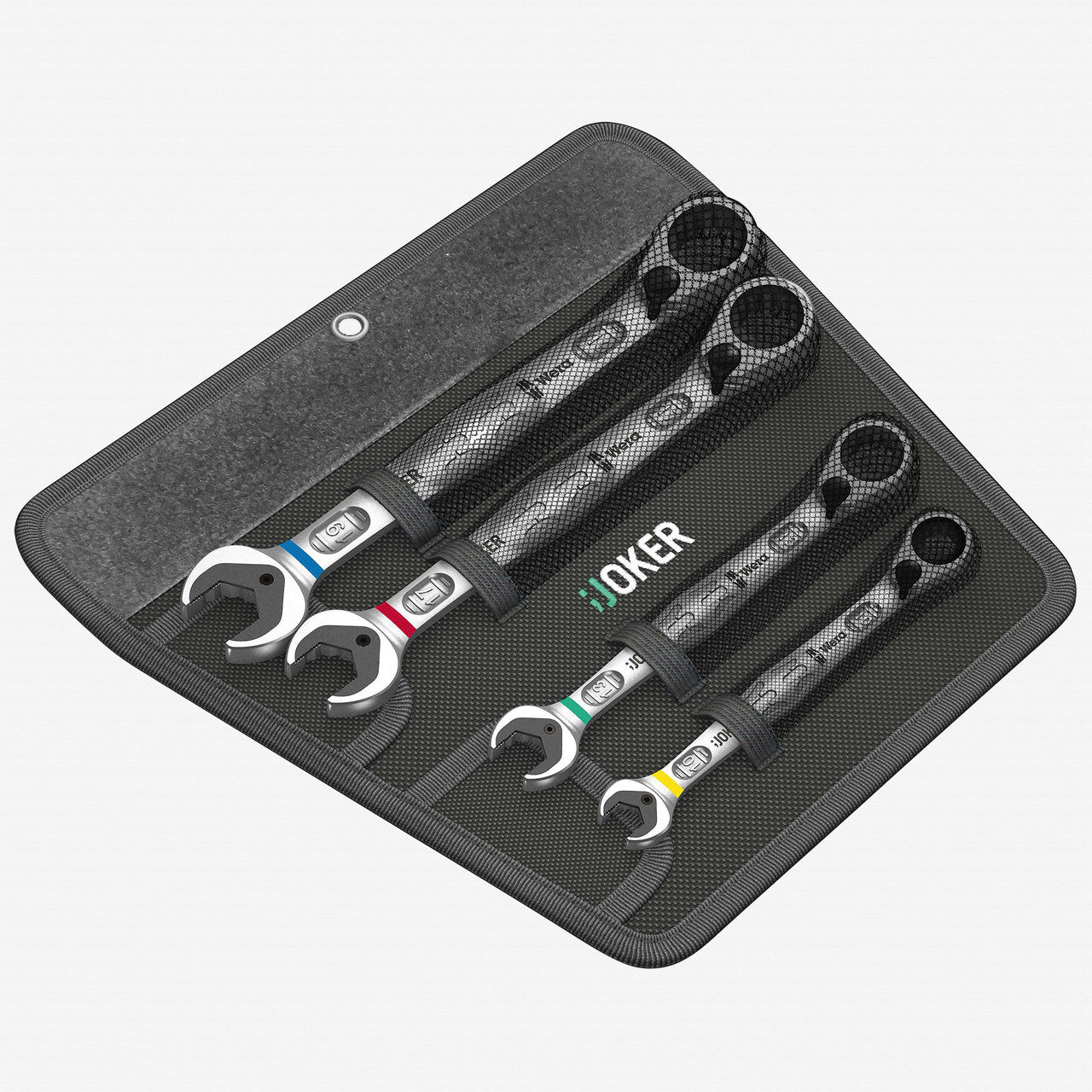 Wera 020090 Joker Combination Wrench with Switch 4 Piece Set - Metric - WR020090 - KC Tool