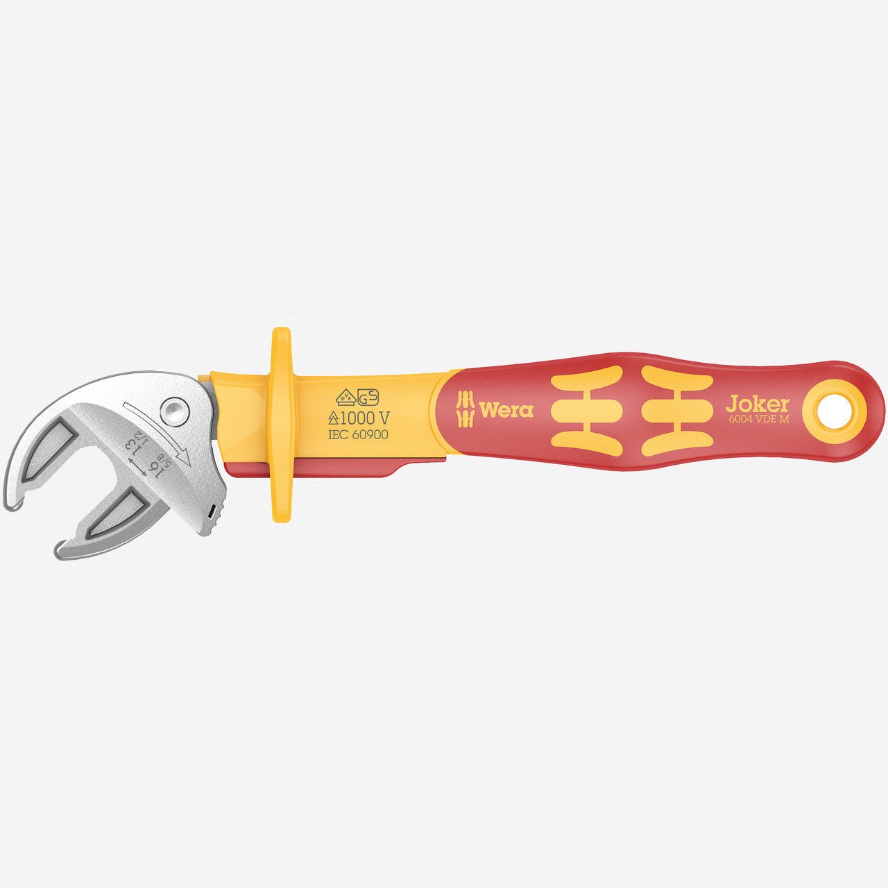 Wera 020152 Joker 6004 VDE Self - setting Wrench, Medium - WR020152 - KC Tool