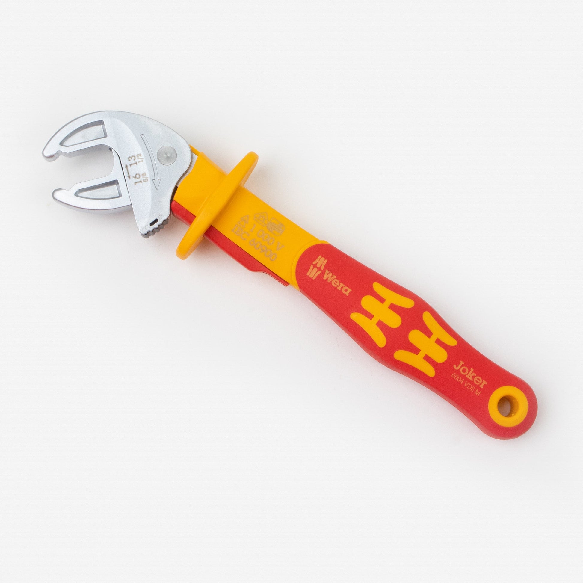 Wera 020152 Joker 6004 VDE Self-setting Wrench, Medium - WR020152 - KC Tool