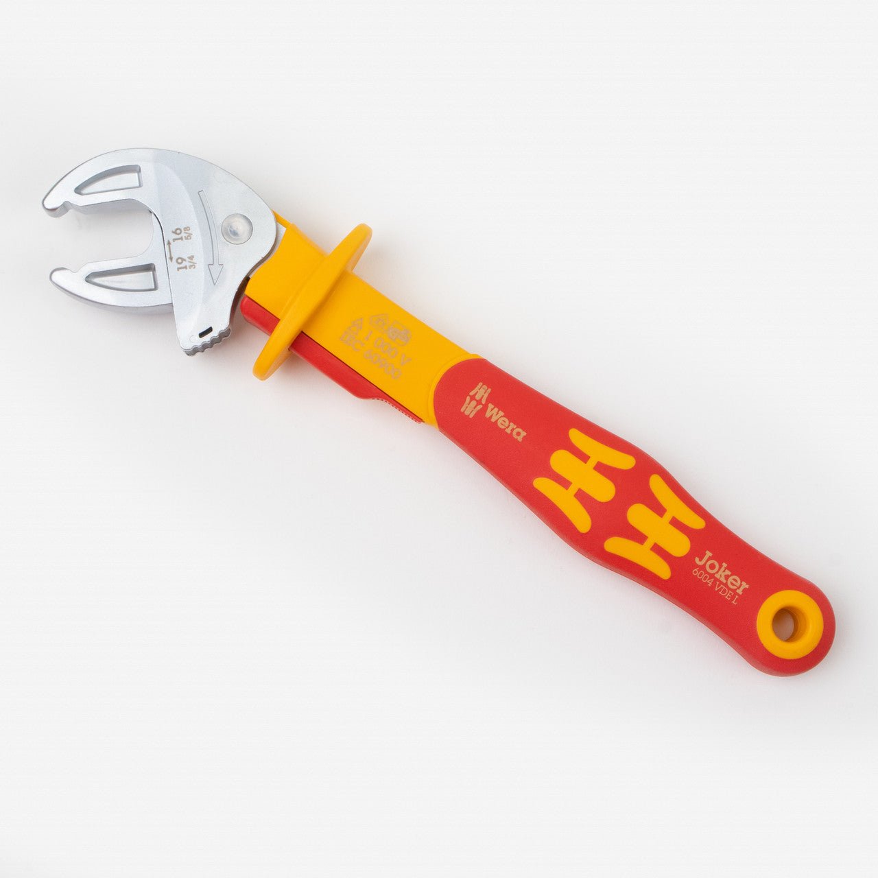Wera 020153 Joker 6004 VDE Self - setting Wrench, Large - WR020153 - KC Tool