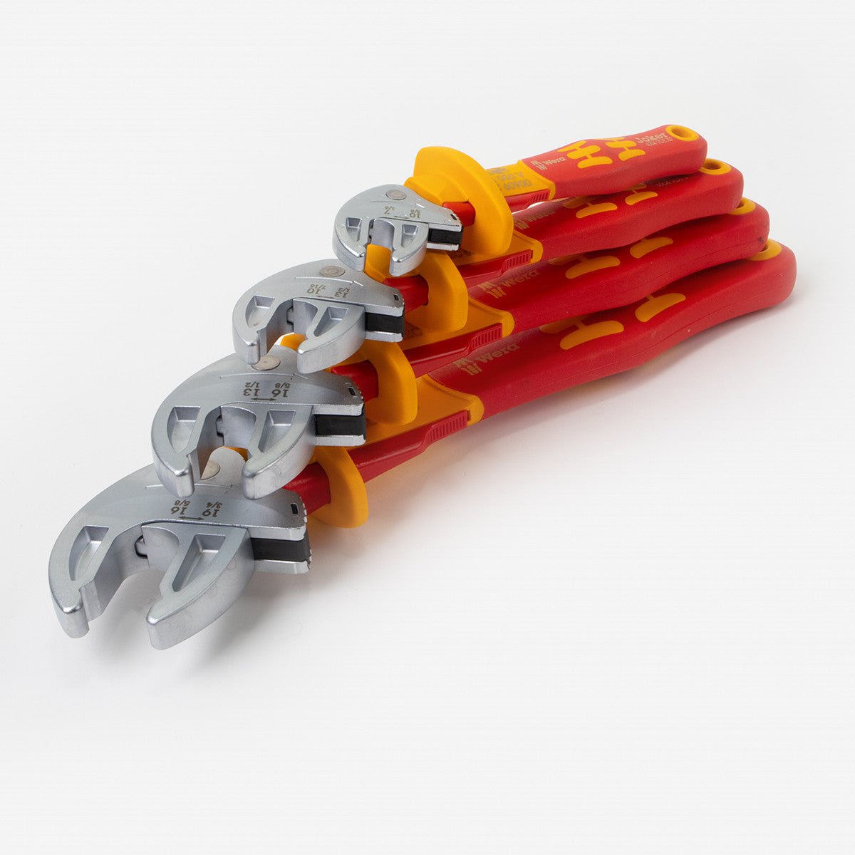 Wera 020170 Joker 6004 VDE Self - setting Wrench Set 1, 4 Pieces - WR020170 - KC Tool