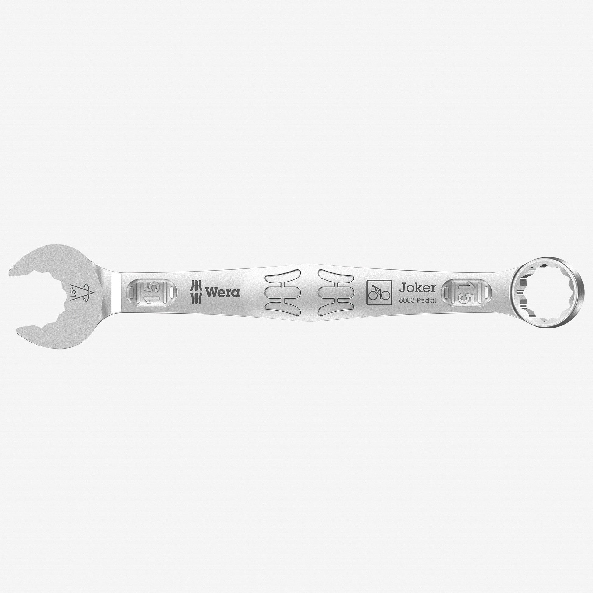 Wera 020221 Joker Pedal Combination Wrench - 15mm - WR020221 - KC Tool