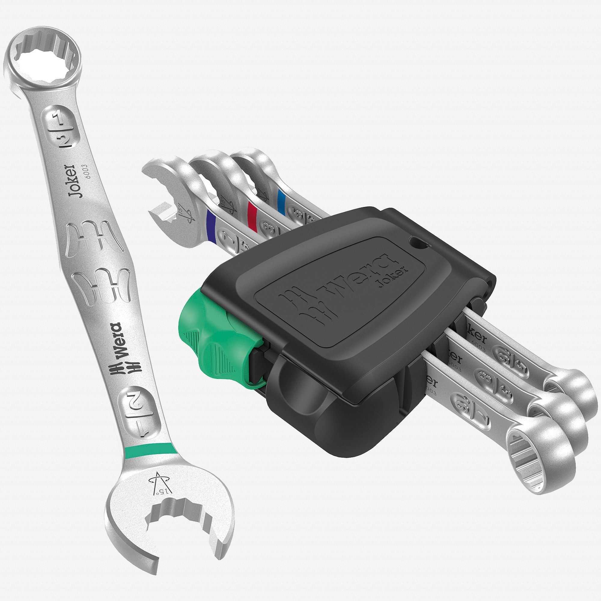 Wera 020229 Joker 4 Set 1 SAE Combination Wrench Set, 4 Pieces - WR020229 - KC Tool