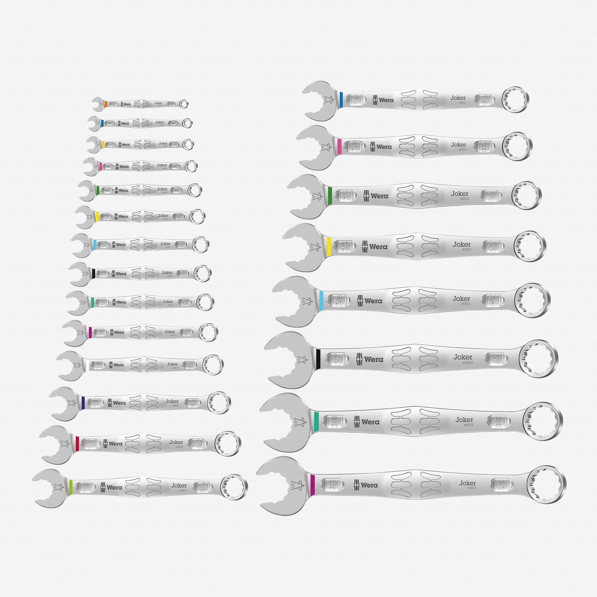 Wera 020232 Joker Combination Metric Wrench Set, 22 Pieces - WR020232 - KC Tool