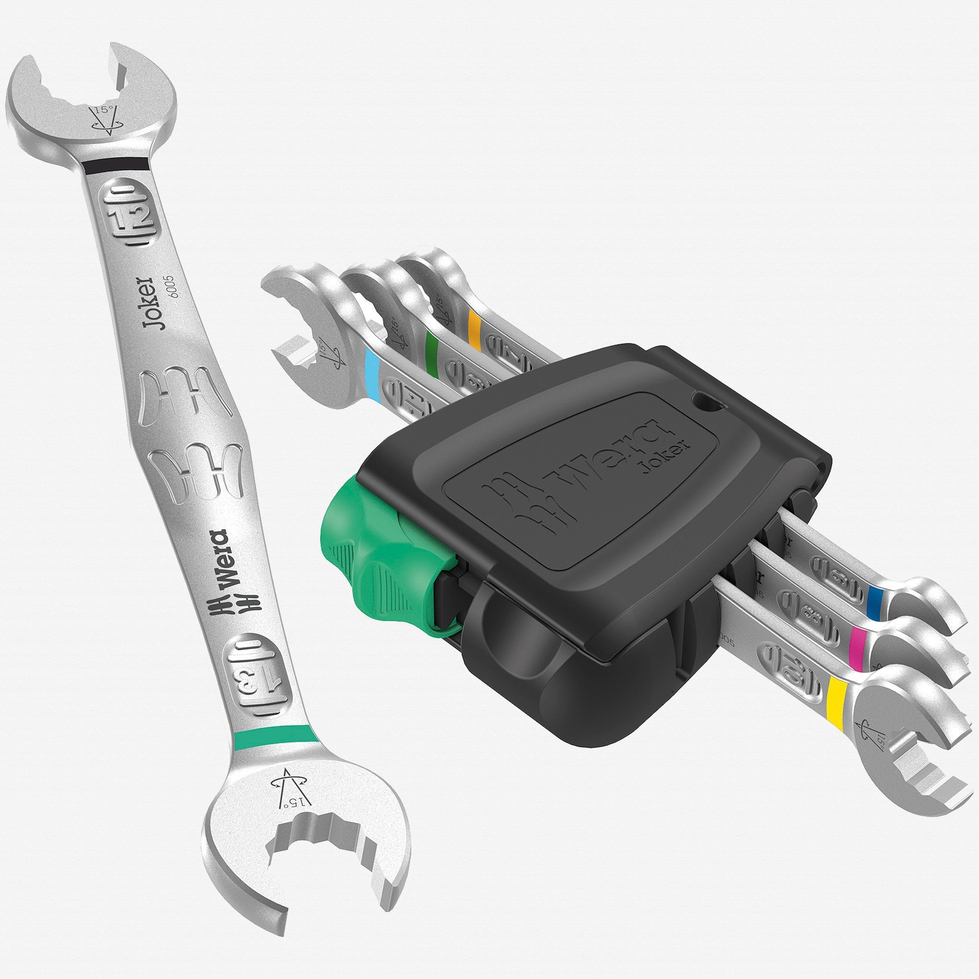 Wera 020314 Joker 4 Set 1 Double Open-ended Metric Wrench Set, 4