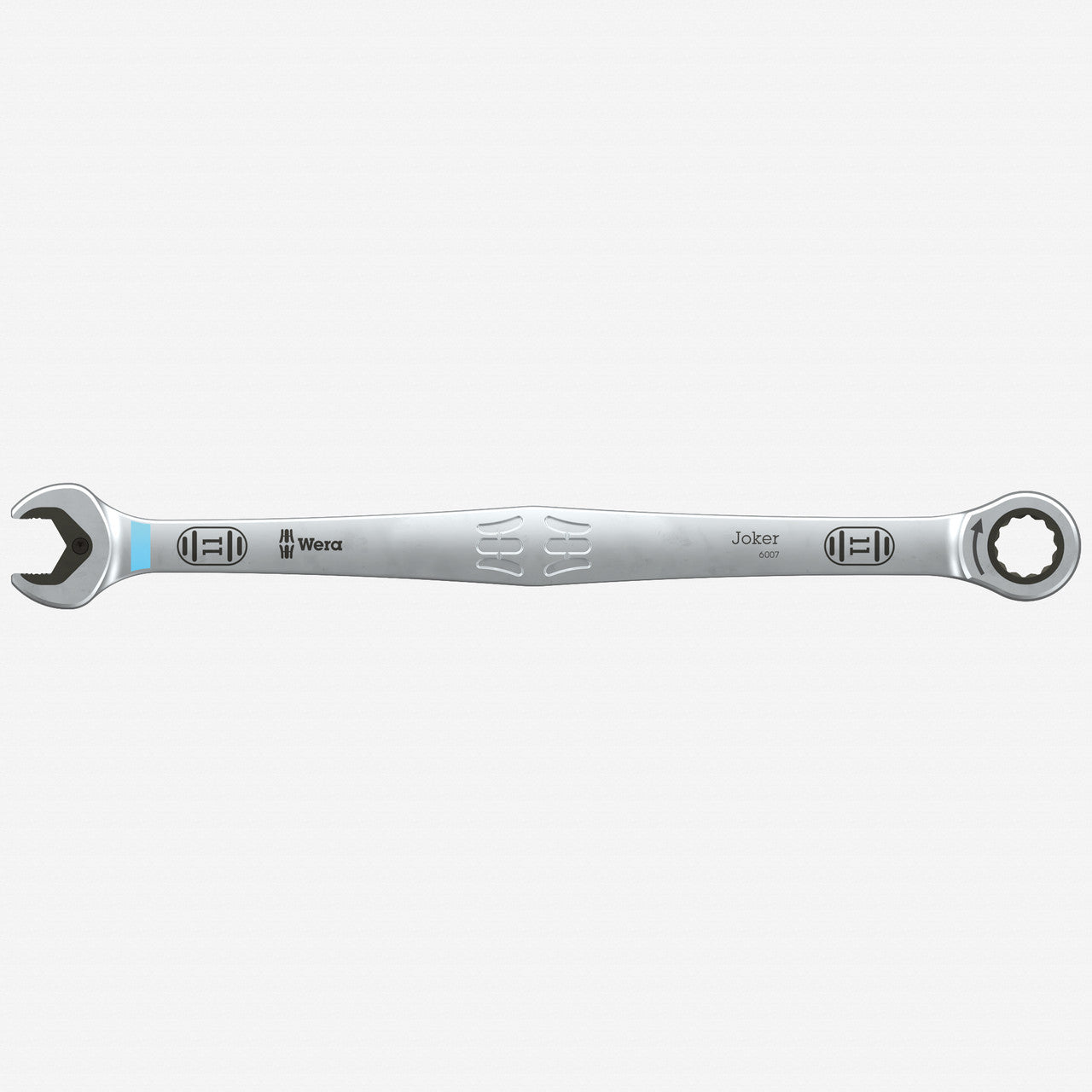 Wera 020355 6007 Joker SB Long Design Ratcheting Metric Combination Wrench, 11 X 220 mm - WR020355 - KC Tool