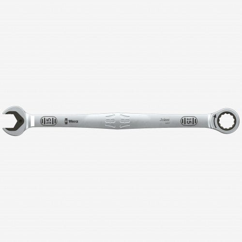 Wera 020358 6007 Joker SB Long Design Ratcheting Metric Combination Wrench, 15 X 265 mm - WR020358 - KC Tool
