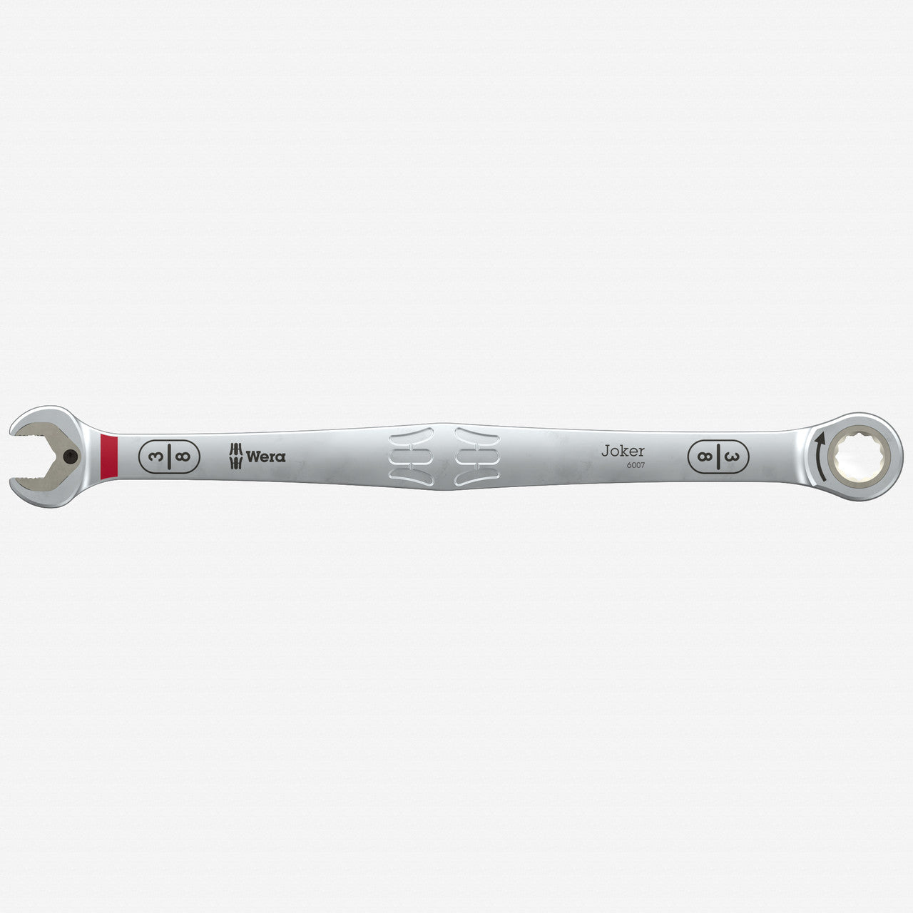 Wera 020362 6007 Joker Long Design Ratcheting SAE Combination Wrench, 3/8" X 209 mm - WR020362 - KC Tool