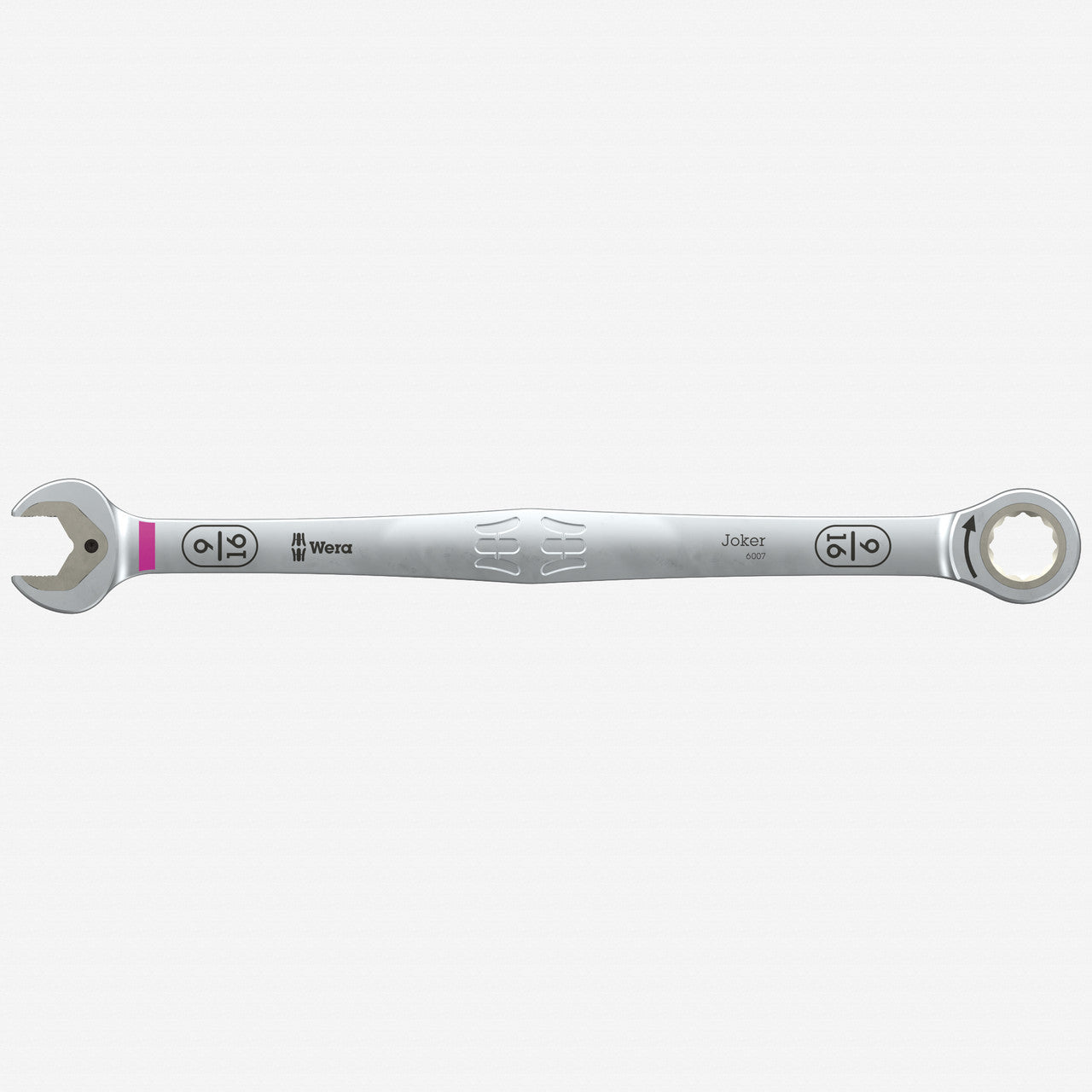Wera 020365 6007 Joker Long Design Ratcheting SAE Combination Wrench, 9/16" X 265 mm - WR020365 - KC Tool