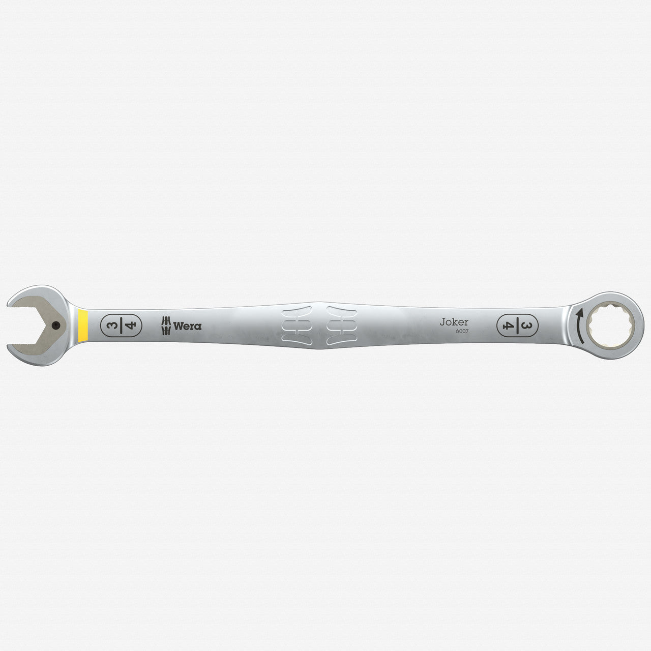 Wera 020368 6007 Joker Long Design Ratcheting SAE Combination Wrench, 3/4" X 334 mm - WR020368 - KC Tool