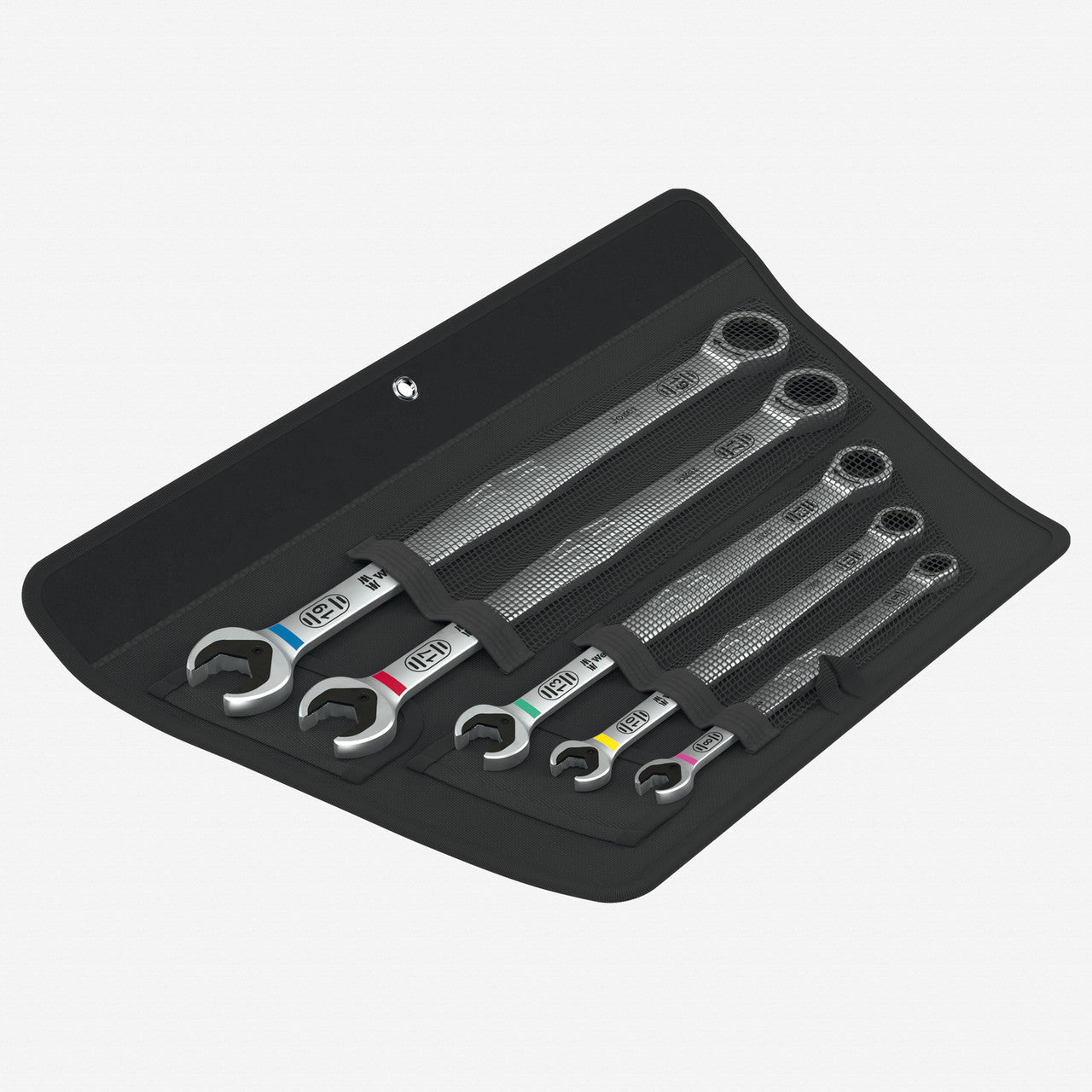 Wera 020380 Joker 5 Set 1 Ring Ratchet Spanner Set, 5 Pieces - WR020380 - KC Tool