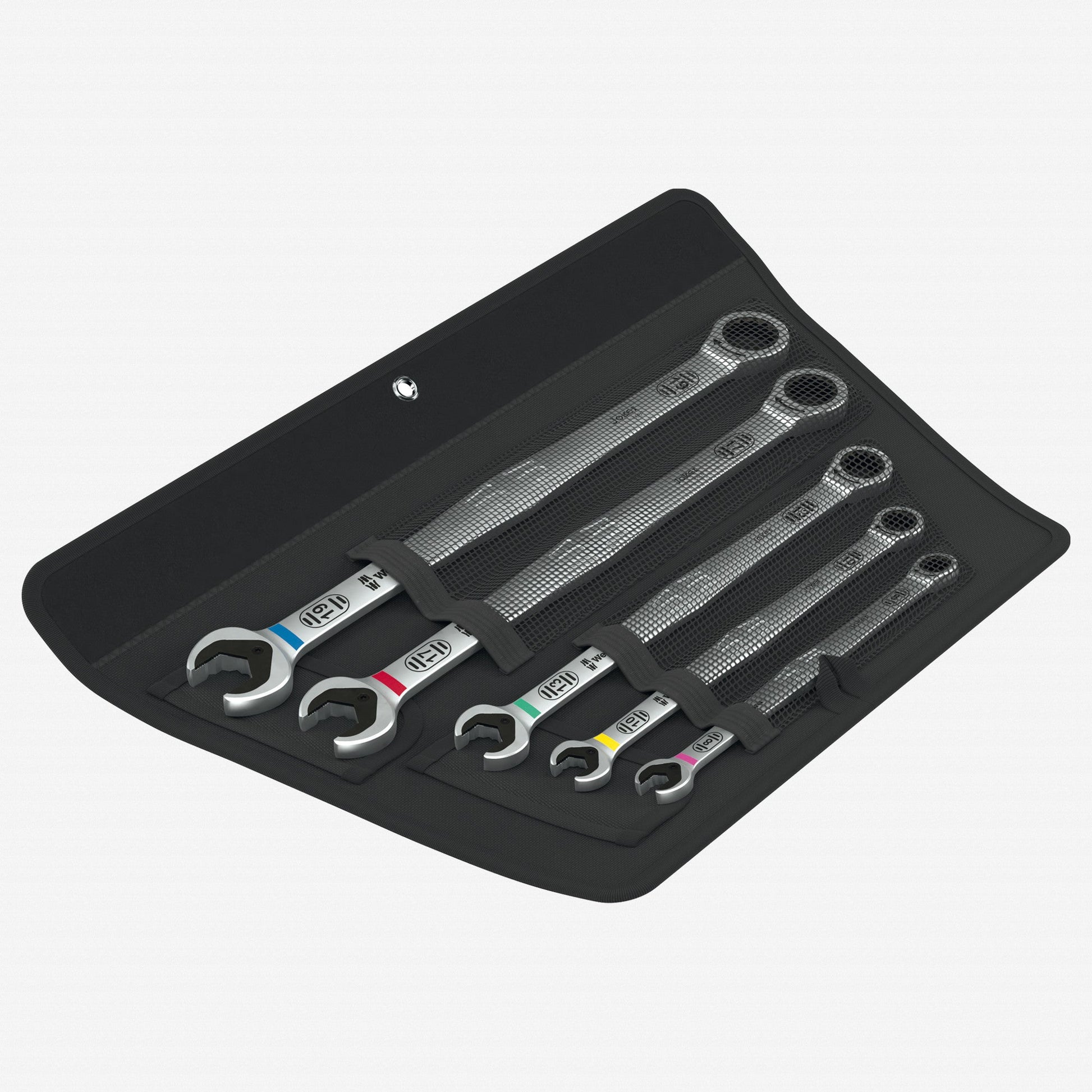 Wera 020380 Joker 5 Set 1 Ring Ratchet Spanner Set, 5 Pieces - WR020380 - KC Tool