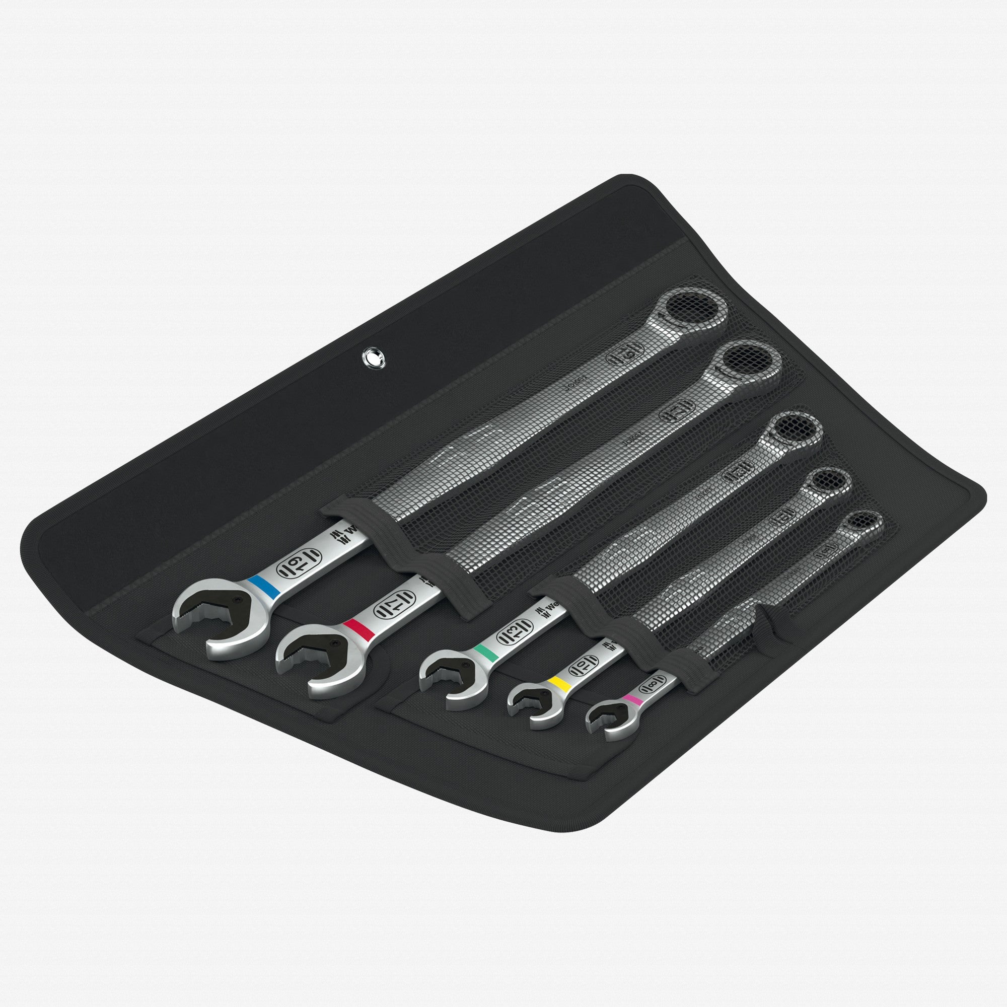 Wera 020380 Joker 5 Set 1 Ring Ratchet Spanner Set, 5 Pieces - WR020380 - KC Tool