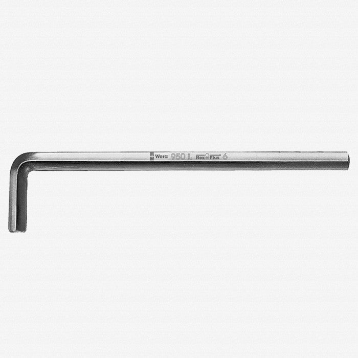 Wera 021605 2 x 100mm Chrome Hex L-key - WR021605 - KC Tool