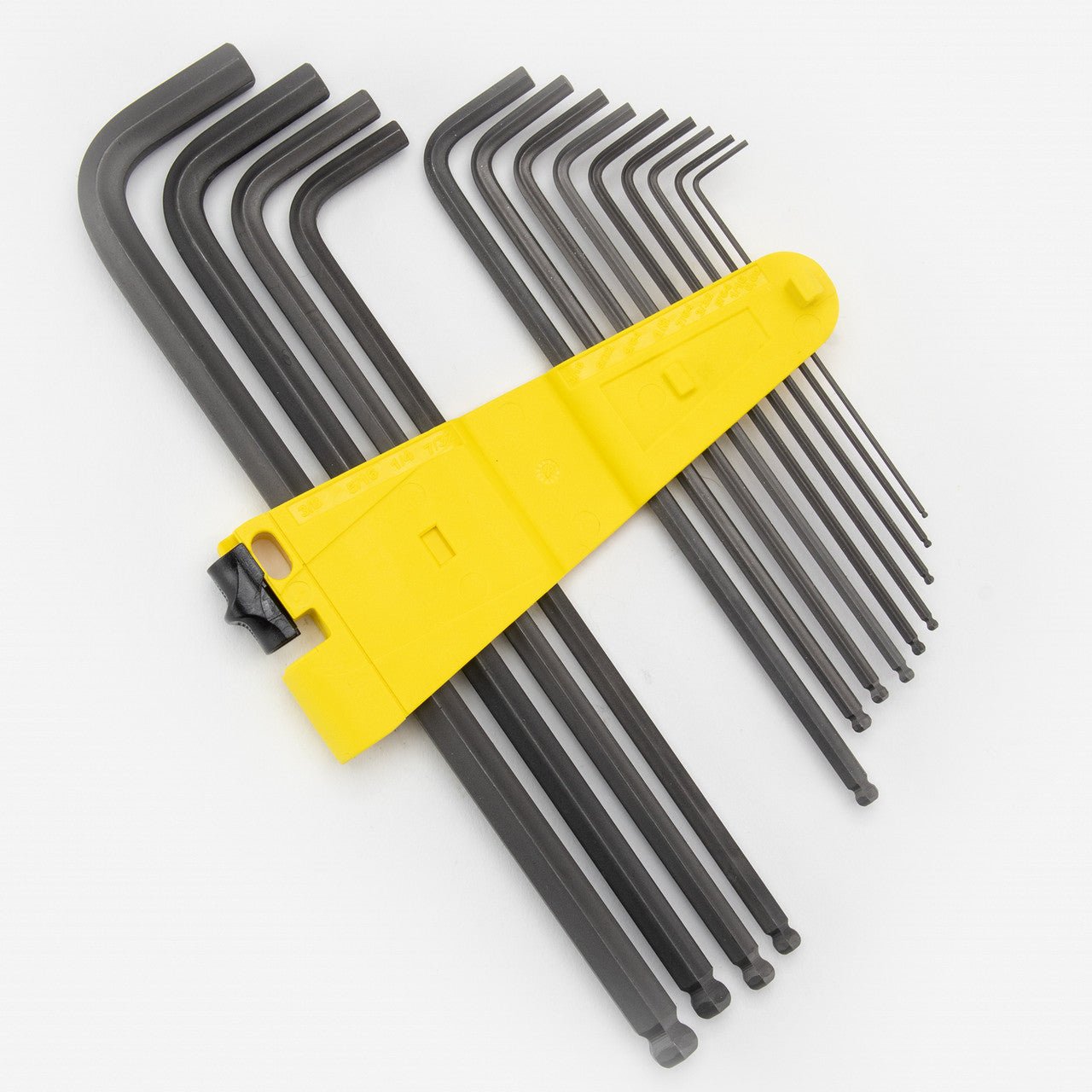 Wera 021728 Hex + Ball End Hex SAE L-key Clip Set, 13 Pieces