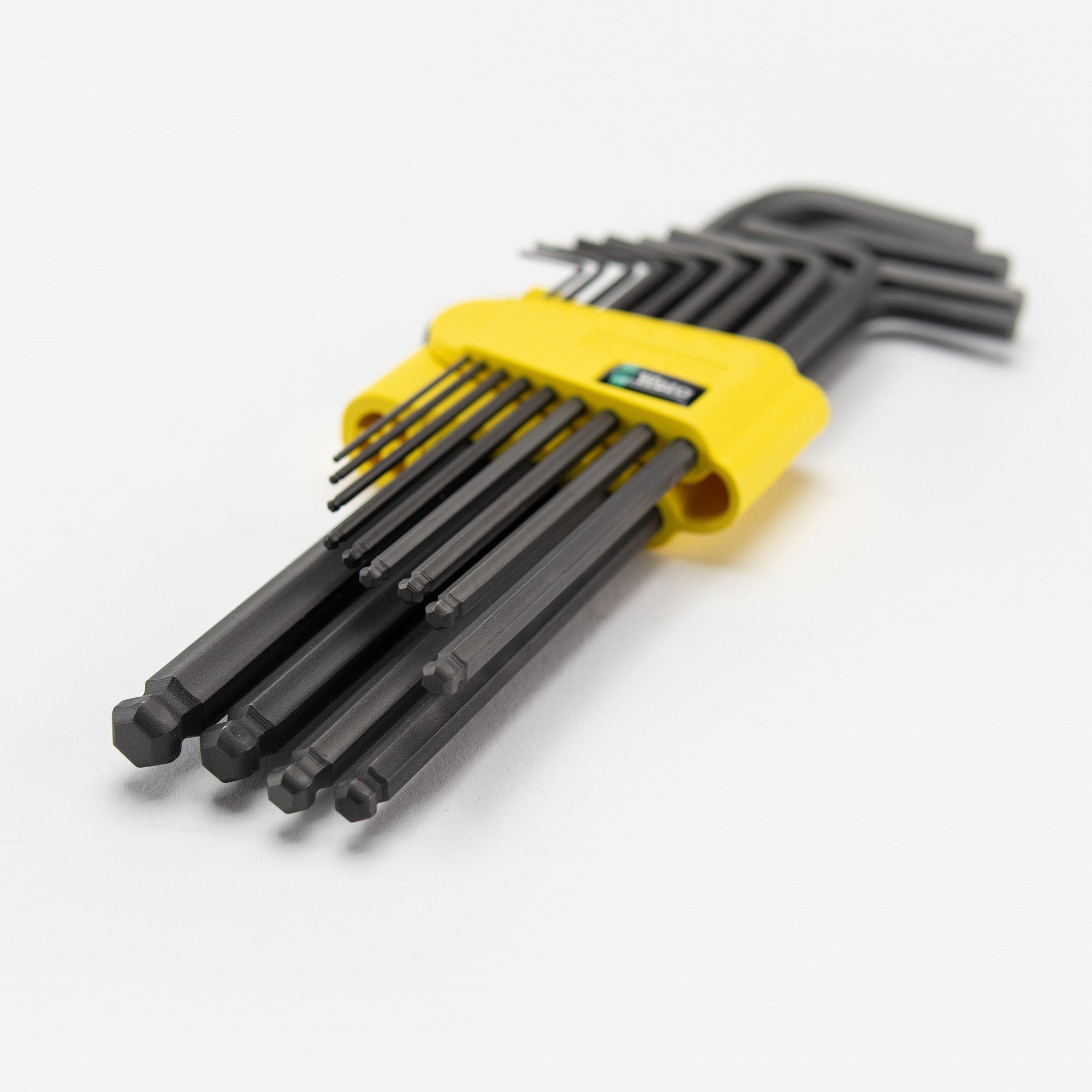 Wera 021728 Hex + Ball End Hex SAE L-key Clip Set, 13 Pieces - WR021728 - KC Tool