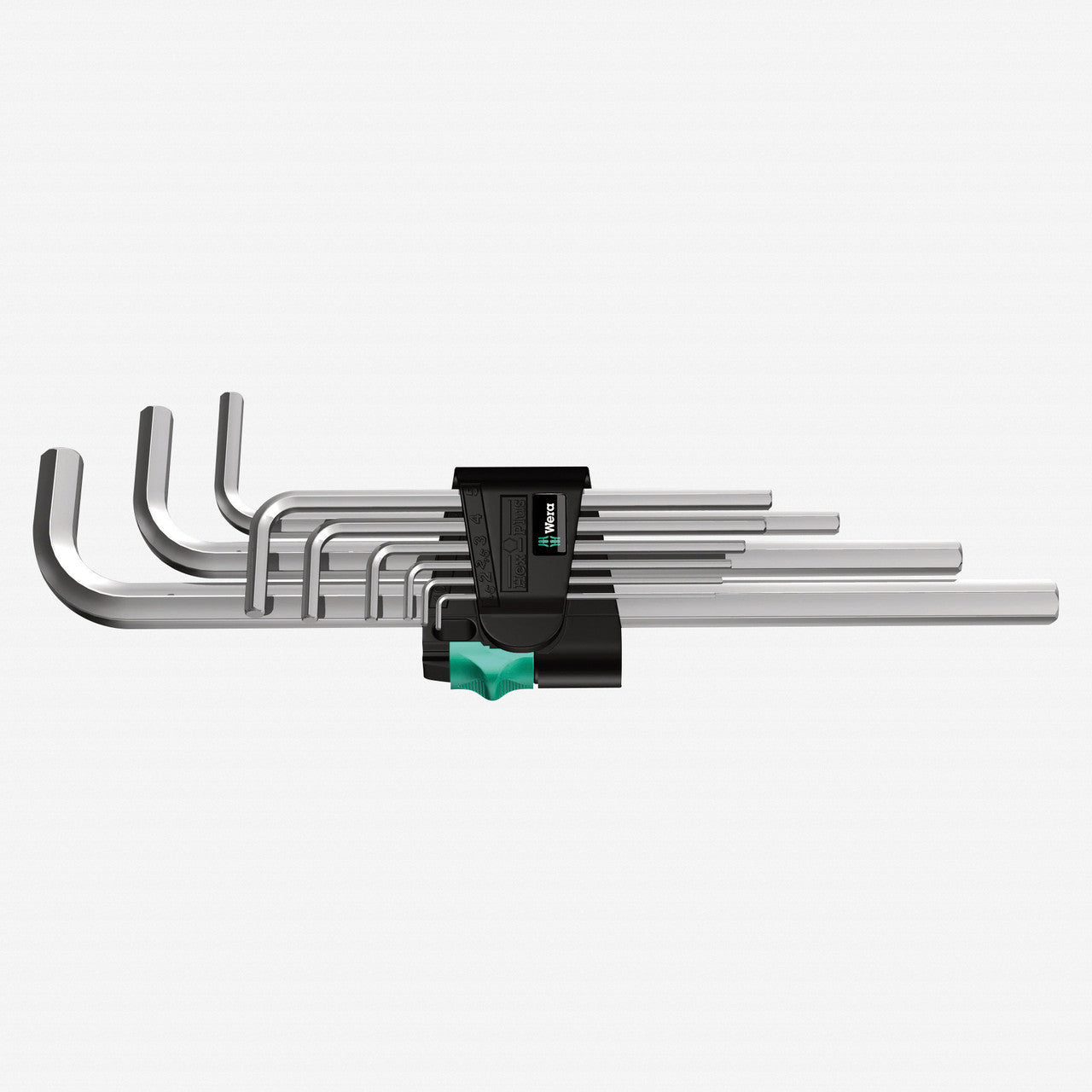 Wera 021909 Metric Chrome Hex L-key Set - WR021909 - KC Tool