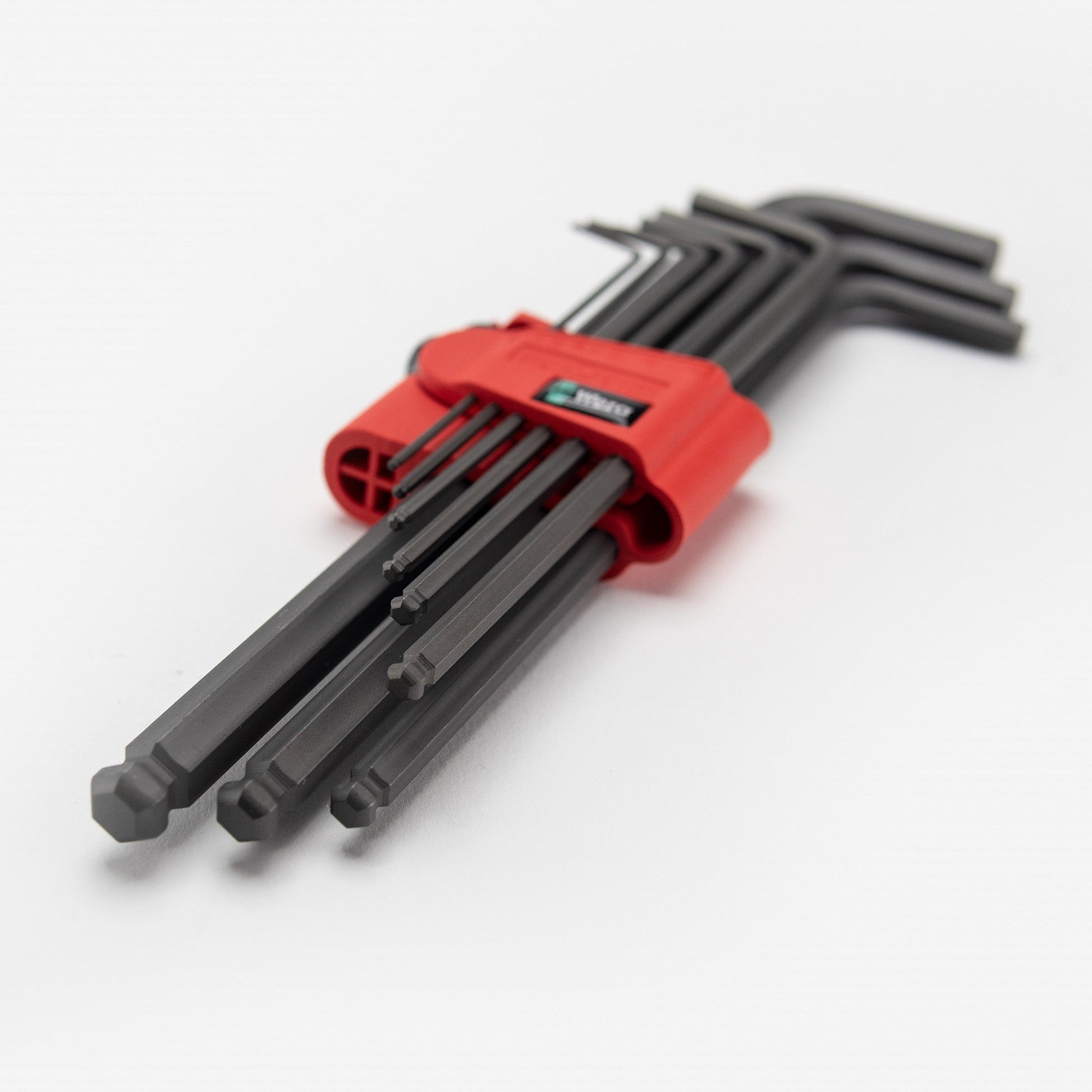 Wera 022086 Hex + Ball End Hex Metric L-key Clip Set, 9 Pieces - WR022086 - KC Tool