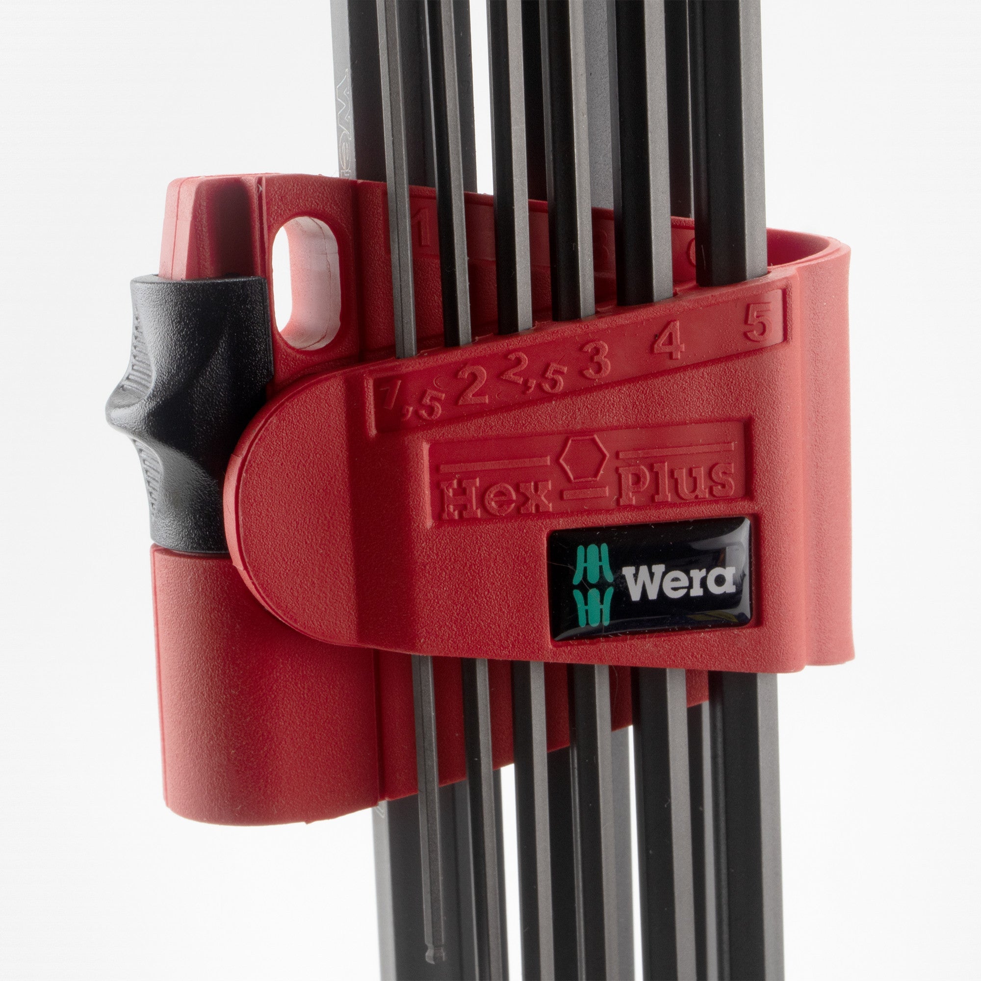 Wera 022086 Hex + Ball End Hex Metric L-key Clip Set, 9 Pieces - WR022086 - KC Tool