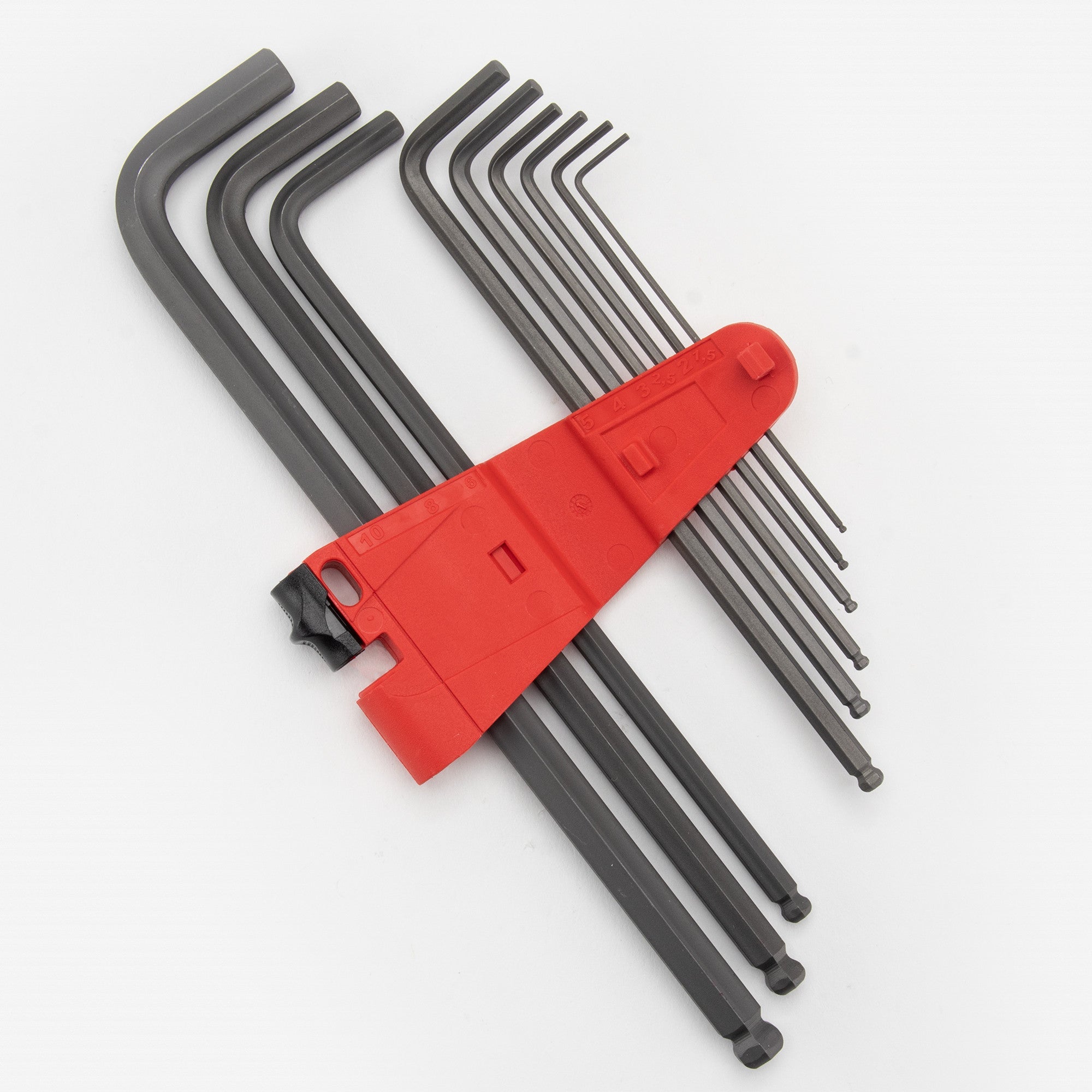 Wera 022086 Hex + Ball End Hex Metric L-key Clip Set, 9 Pieces - WR022086 - KC Tool