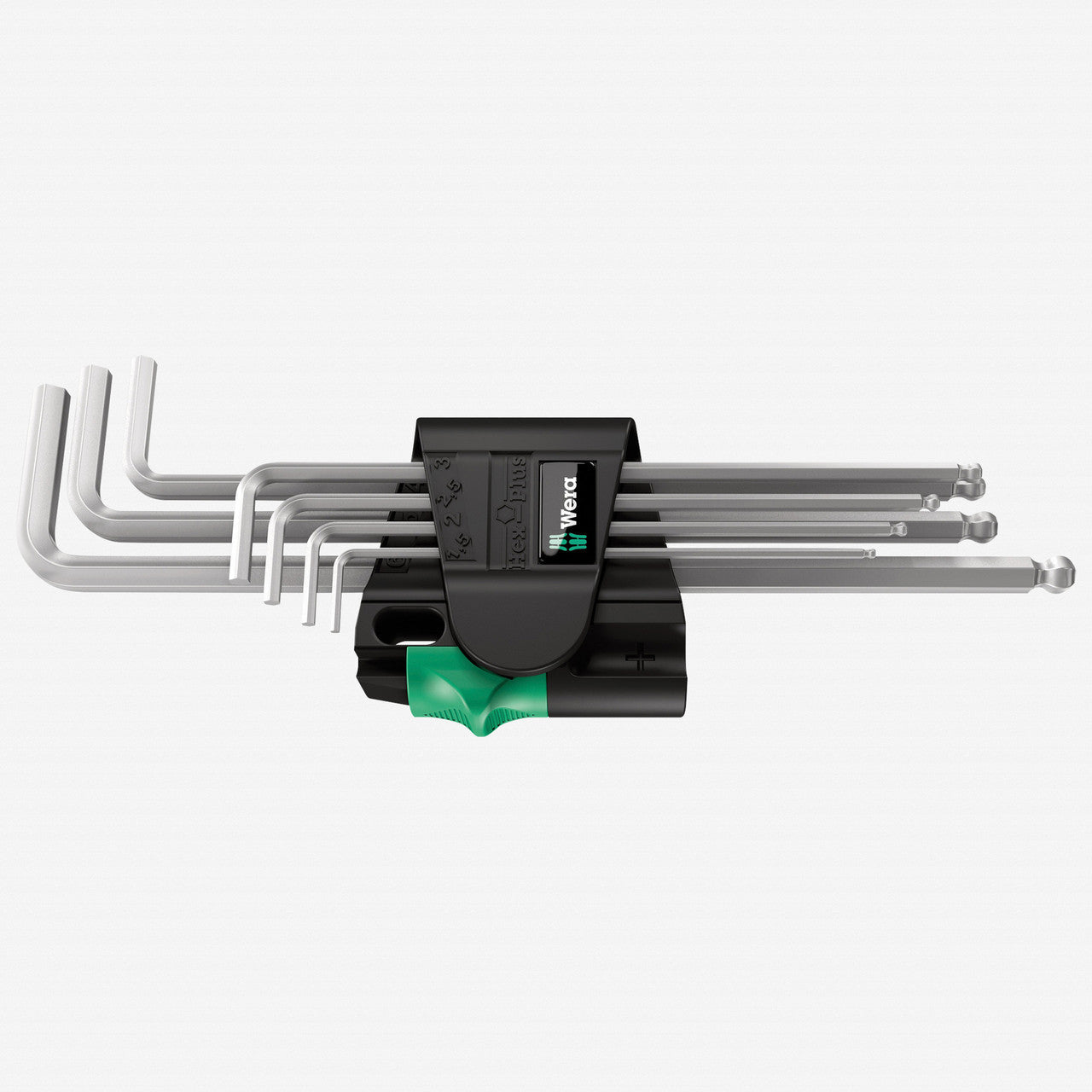 Wera 022101 Magnetic Chrome Ball End Hex Metric L - Key Set - WR022101 - KC Tool