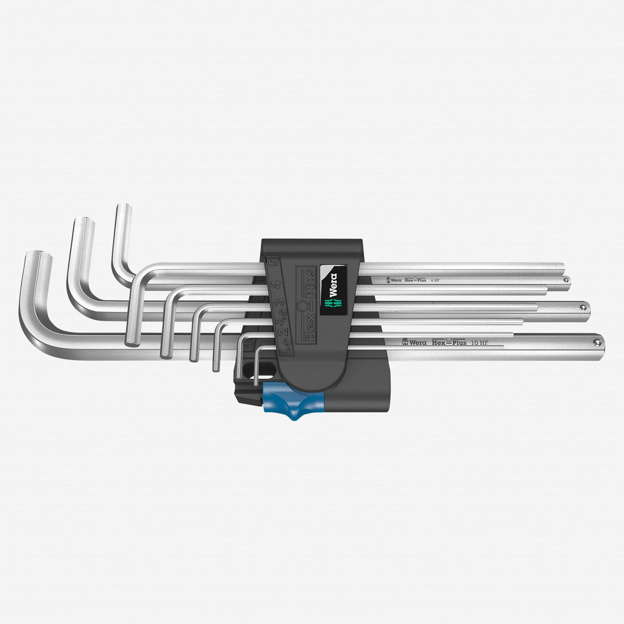 Wera 022130 Hex-Plus HF Chrome Hex L-key Set, Metric - WR022130 - KC Tool