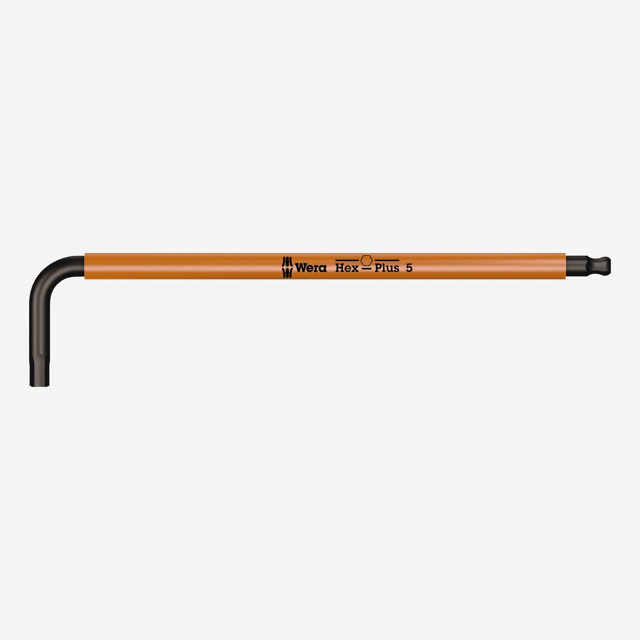 Wera 022202 5.0 x 154 mm Hex - Plus L - key with Holding Function (Orange) - WR022202 - KC Tool