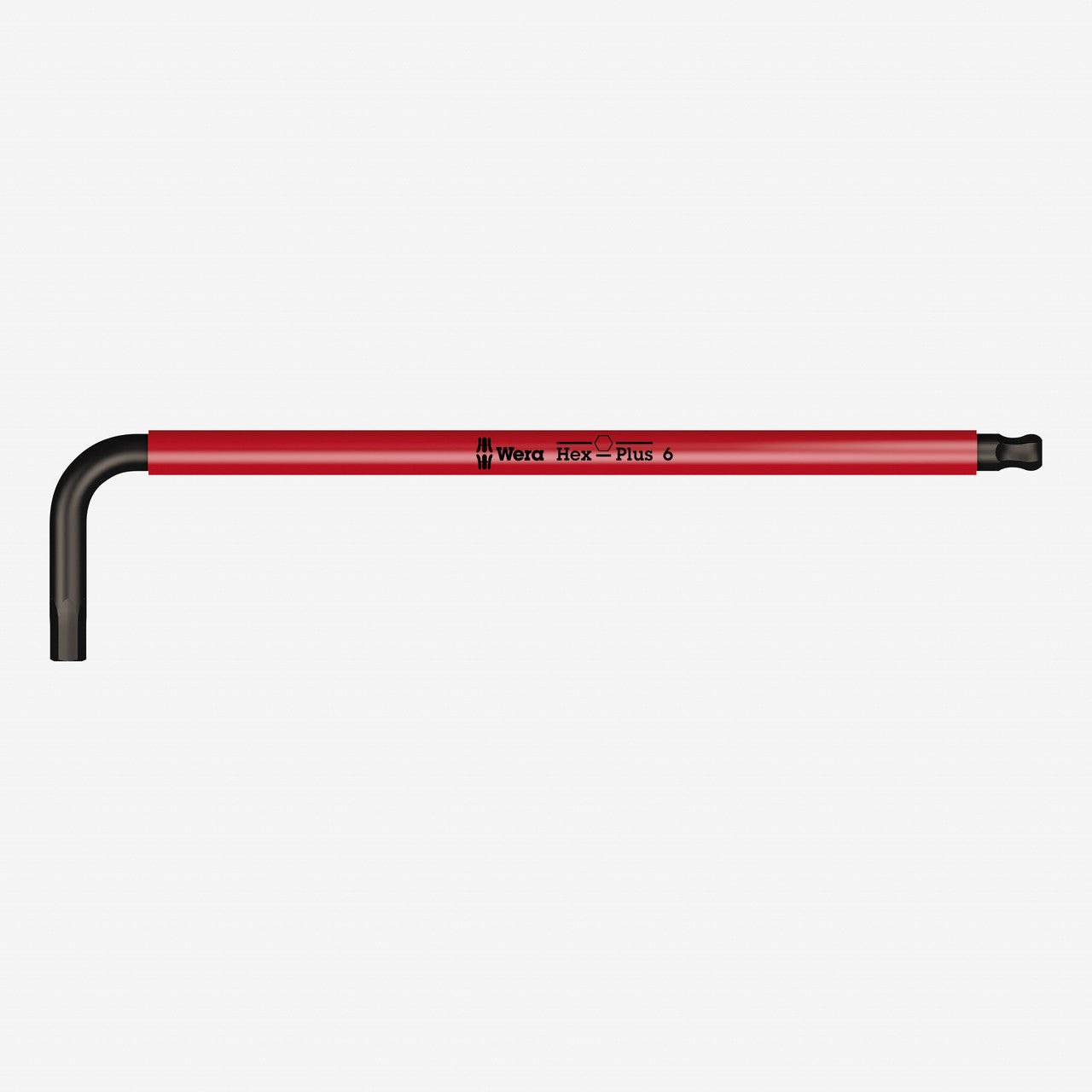 Wera 022203 6.0 x 172 mm Hex - Plus L - key with Holding Function (Red) - WR022203 - KC Tool