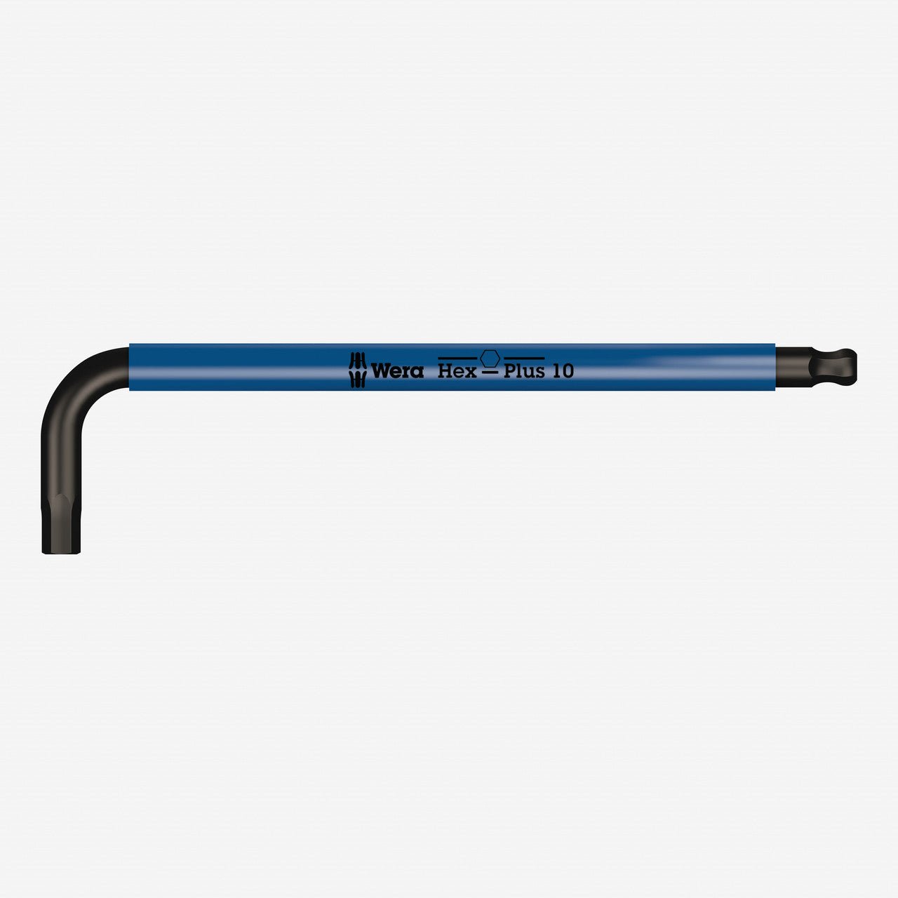 Wera 022205 10 x 224 mm Hex - Plus L - key with Holding Function (Blue) - WR022205 - KC Tool