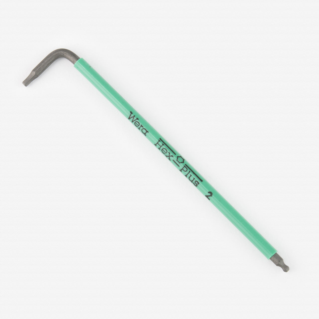 Wera 022602 2 x 101mm Hex + Ball End Hex L-key (Green) - WR022602 - KC Tool
