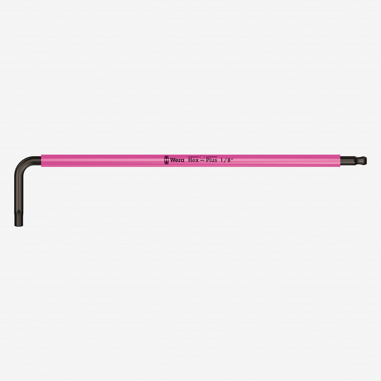 Wera 022632 1/8" x 123mm Hex + Ball End Hex L - key (Pink) - WR022632 - KC Tool