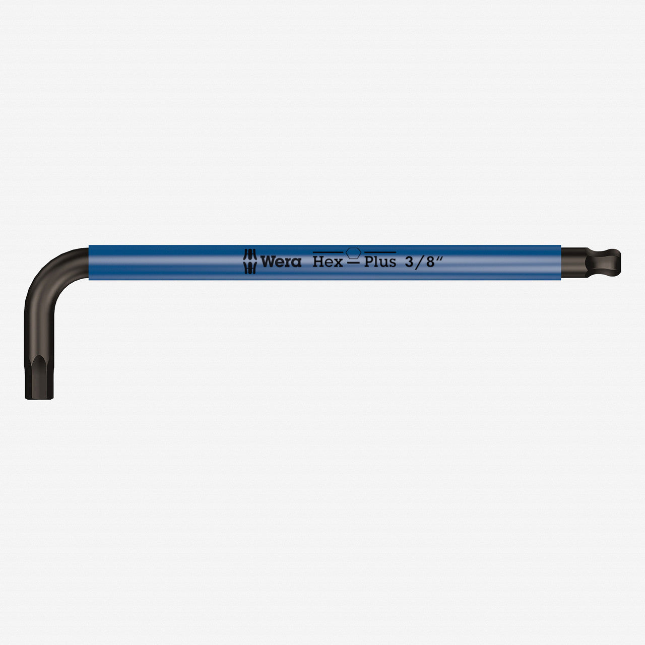 Wera 022638 3/8" x 224mm Hex + Ball End Hex L - key (Blue) - WR022638 - KC Tool