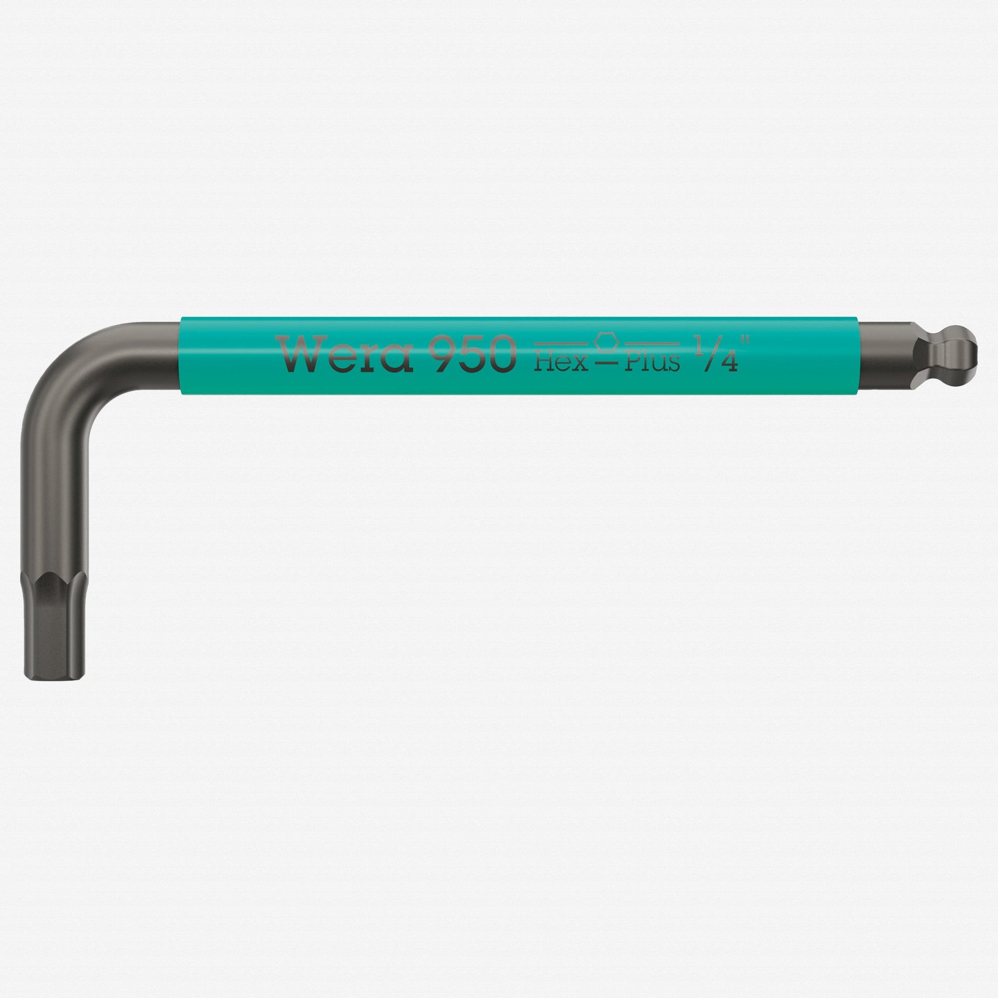 Wera 022657 L-Key, Multicolor Hex-Plus L-Key, BlackLaser, 1/4" x 100 mm - WR022657 - KC Tool