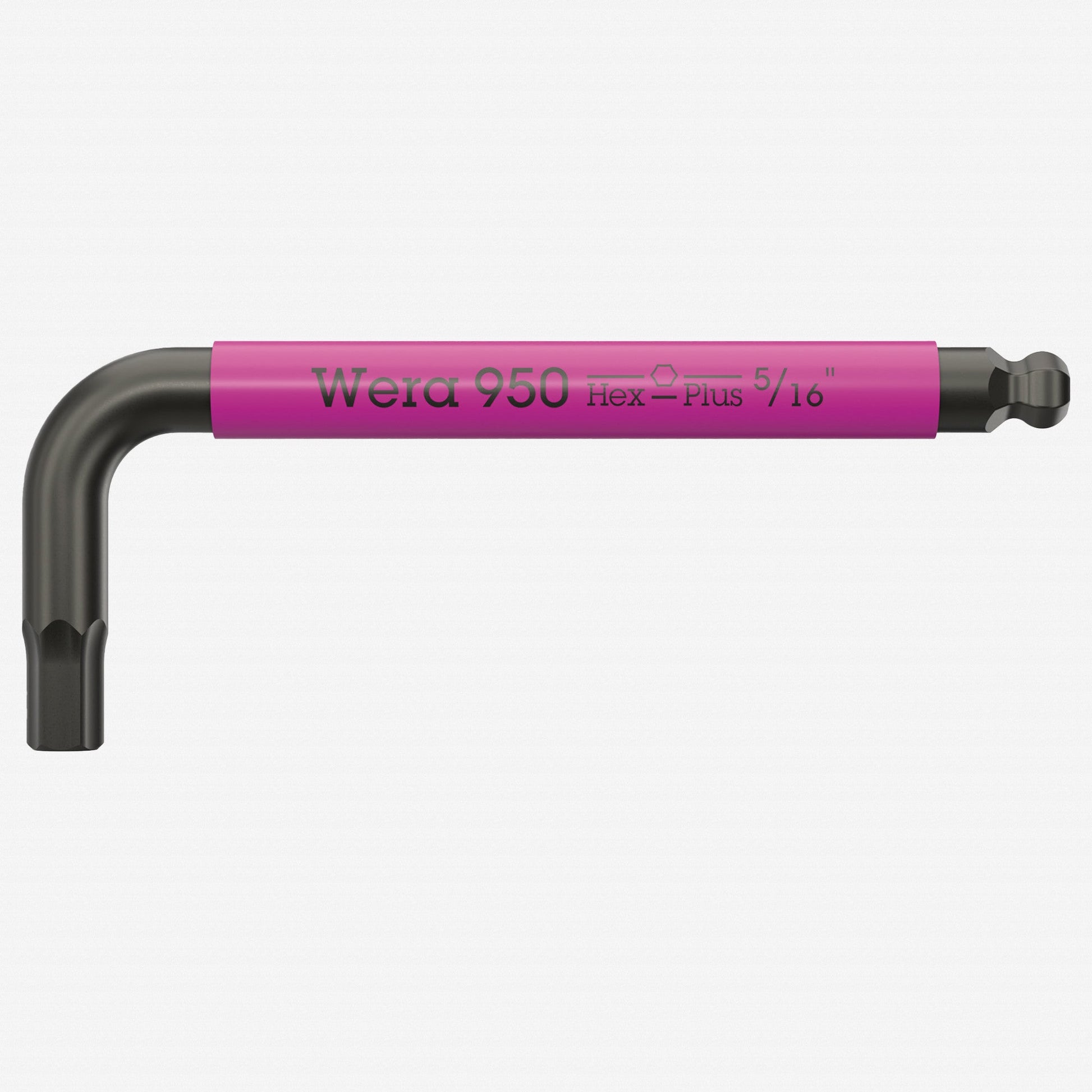 Wera 022658 L-Key, Multicolor Hex-Plus L-Key, BlackLaser, 5/16" x 112 mm - WR022658 - KC Tool