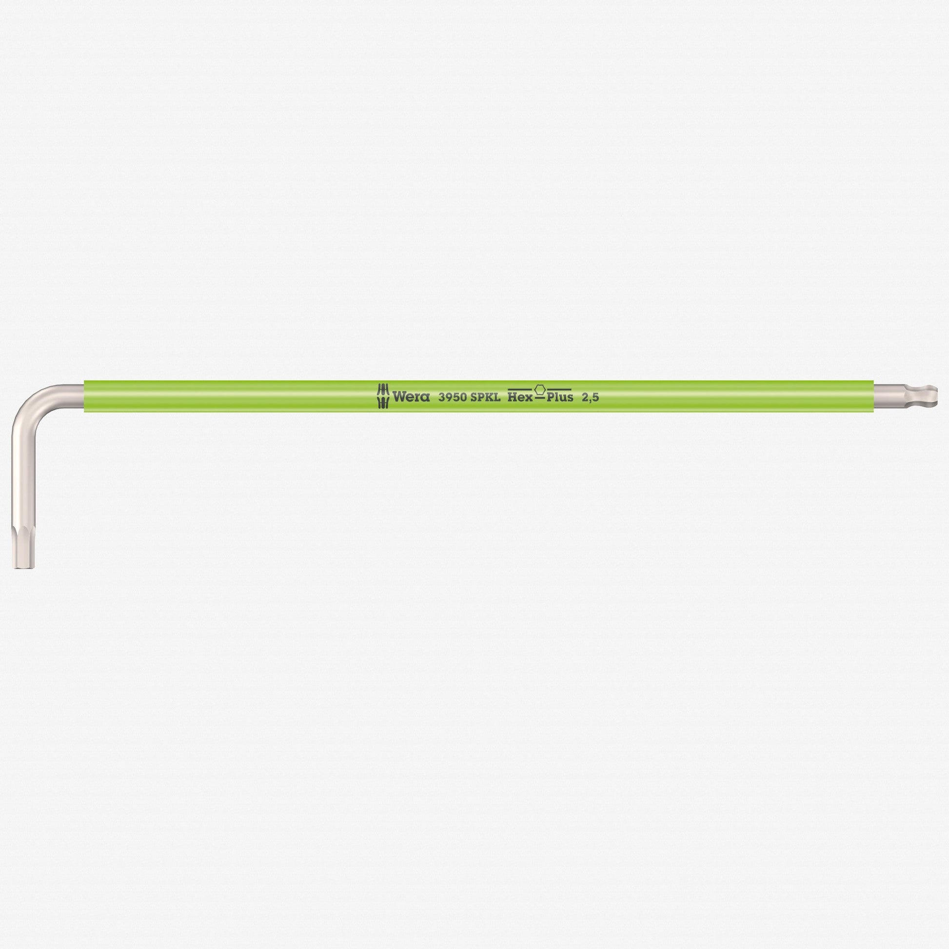 Wera 022662 Multicolor Metric Hex Stainless L-key, 2.5 mm (Bright Green) - WR022662 - KC Tool