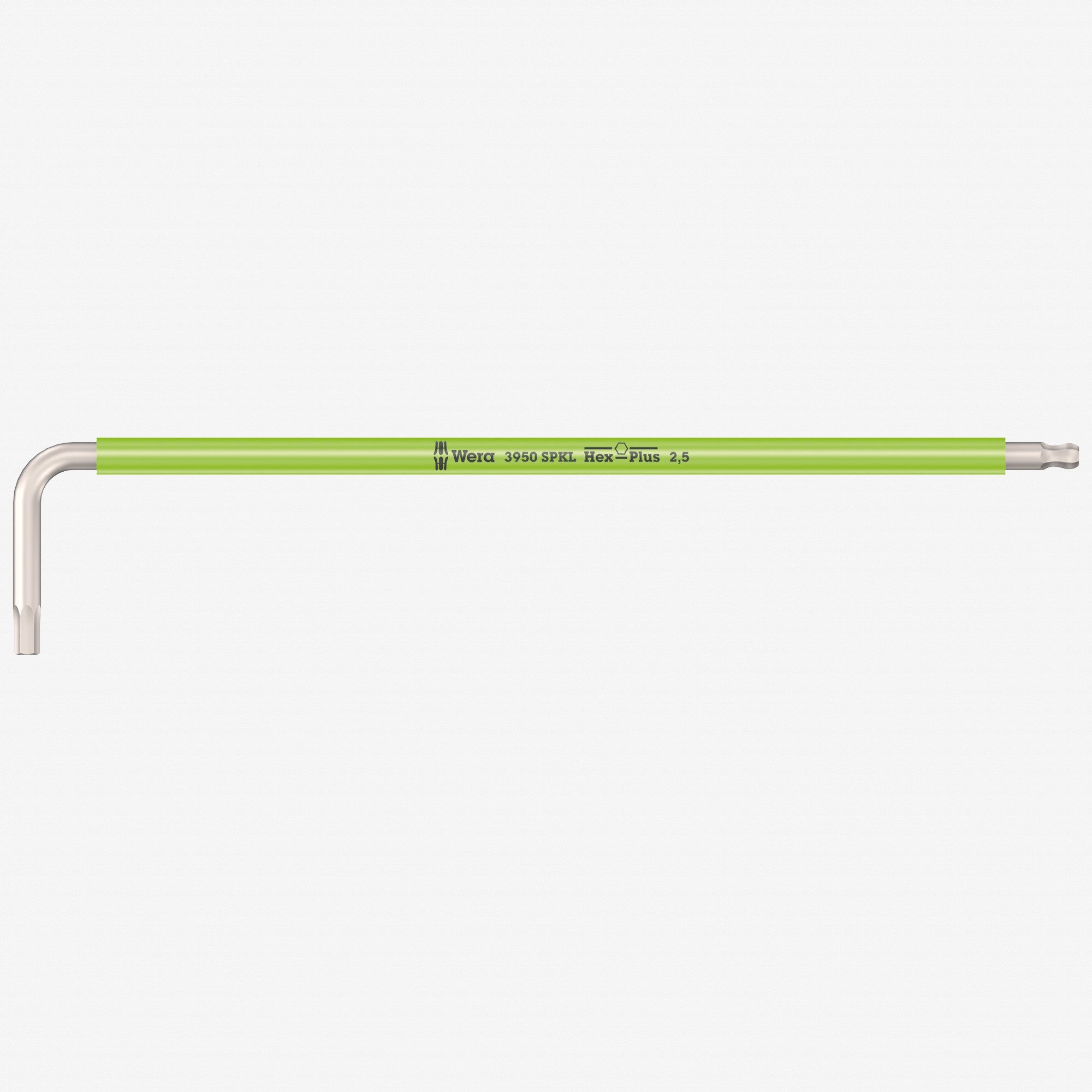 Wera 022662 Multicolor Metric Hex Stainless L-key, 2.5 mm (Bright Green) - WR022662 - KC Tool