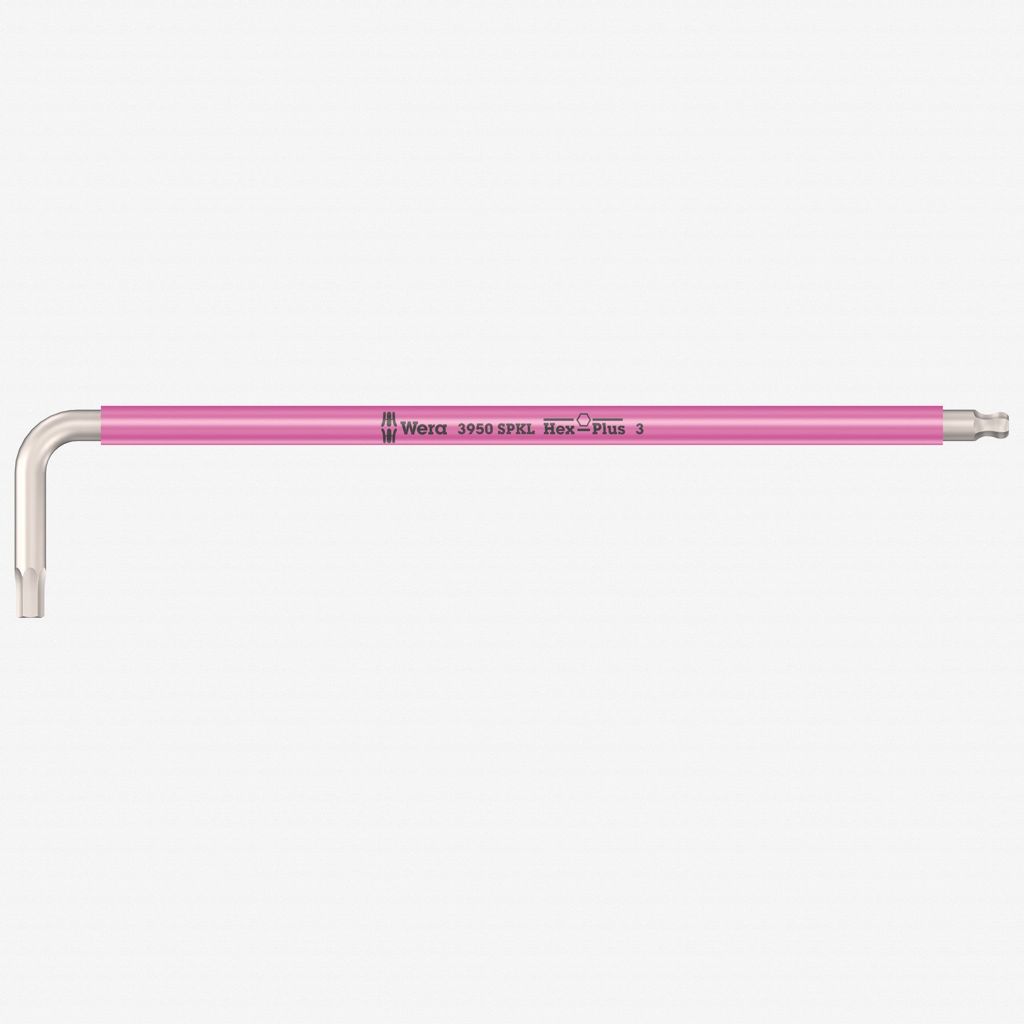 Wera 022663 Multicolor Metric Hex Stainless L-key, 3.0 mm (Bright Pink) - WR022663 - KC Tool