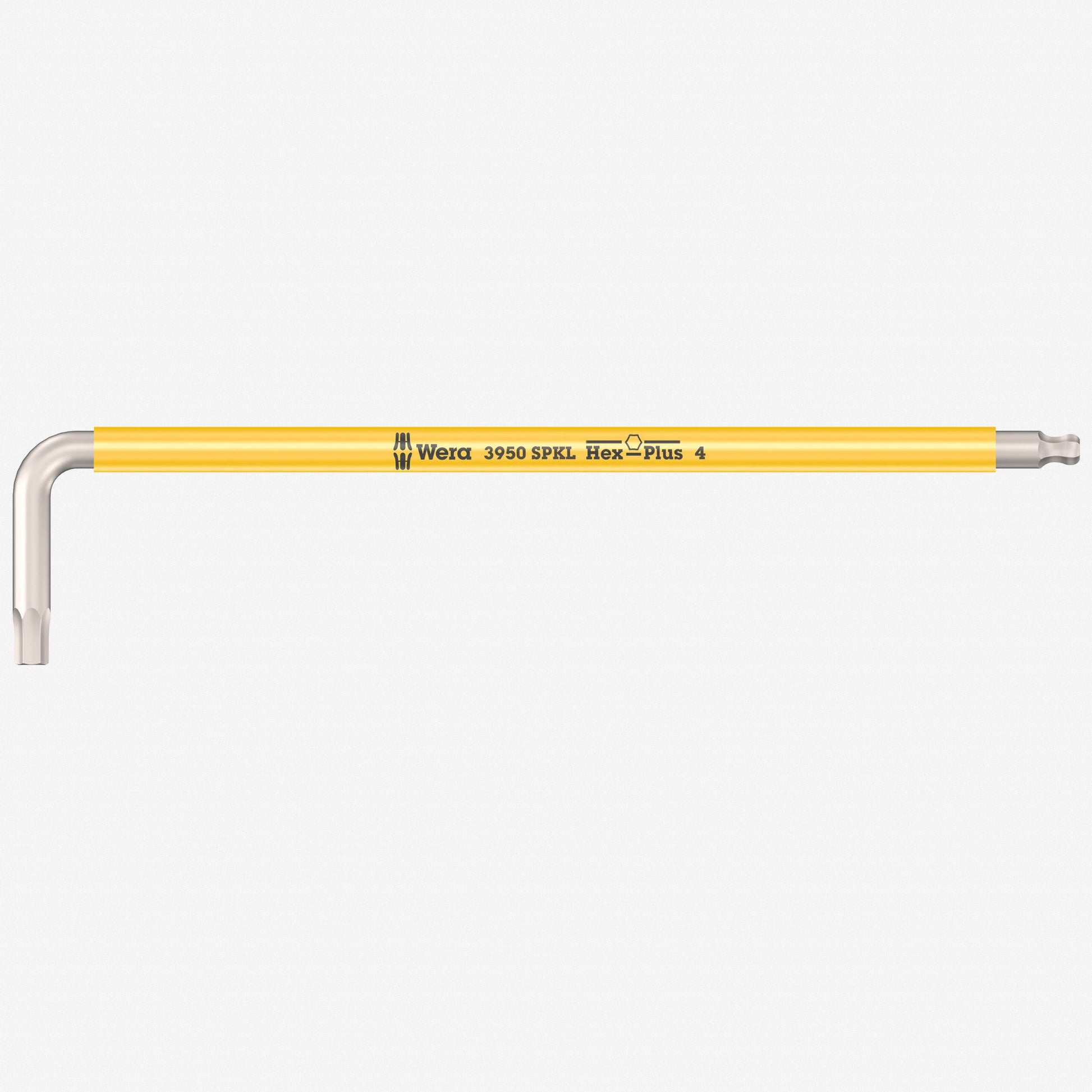 Wera 022664 Multicolor Metric Hex Stainless L-key, 4.0 mm (Yellow) - WR022664 - KC Tool